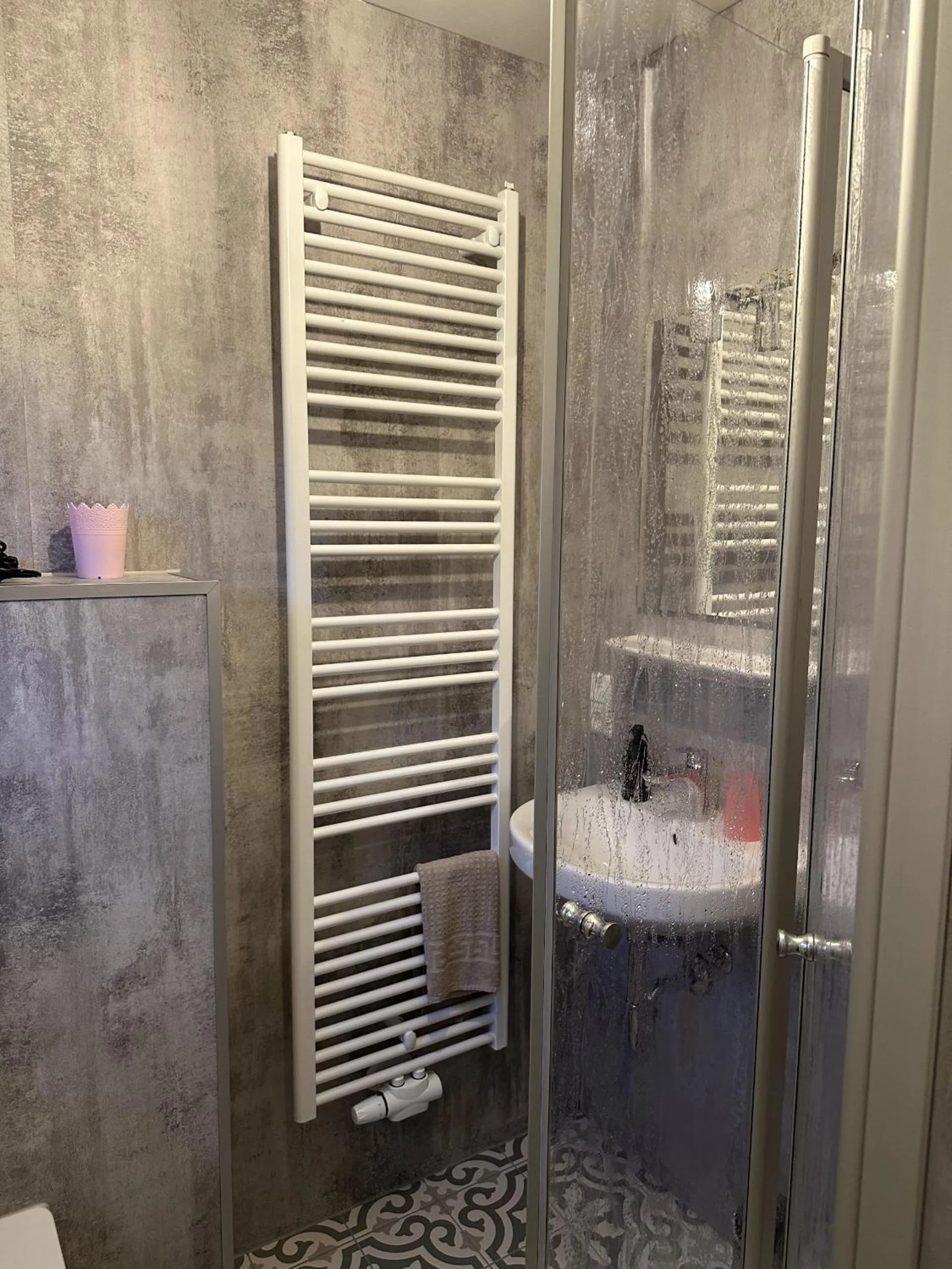 Bathroom in Gästehaus Wind und Meer