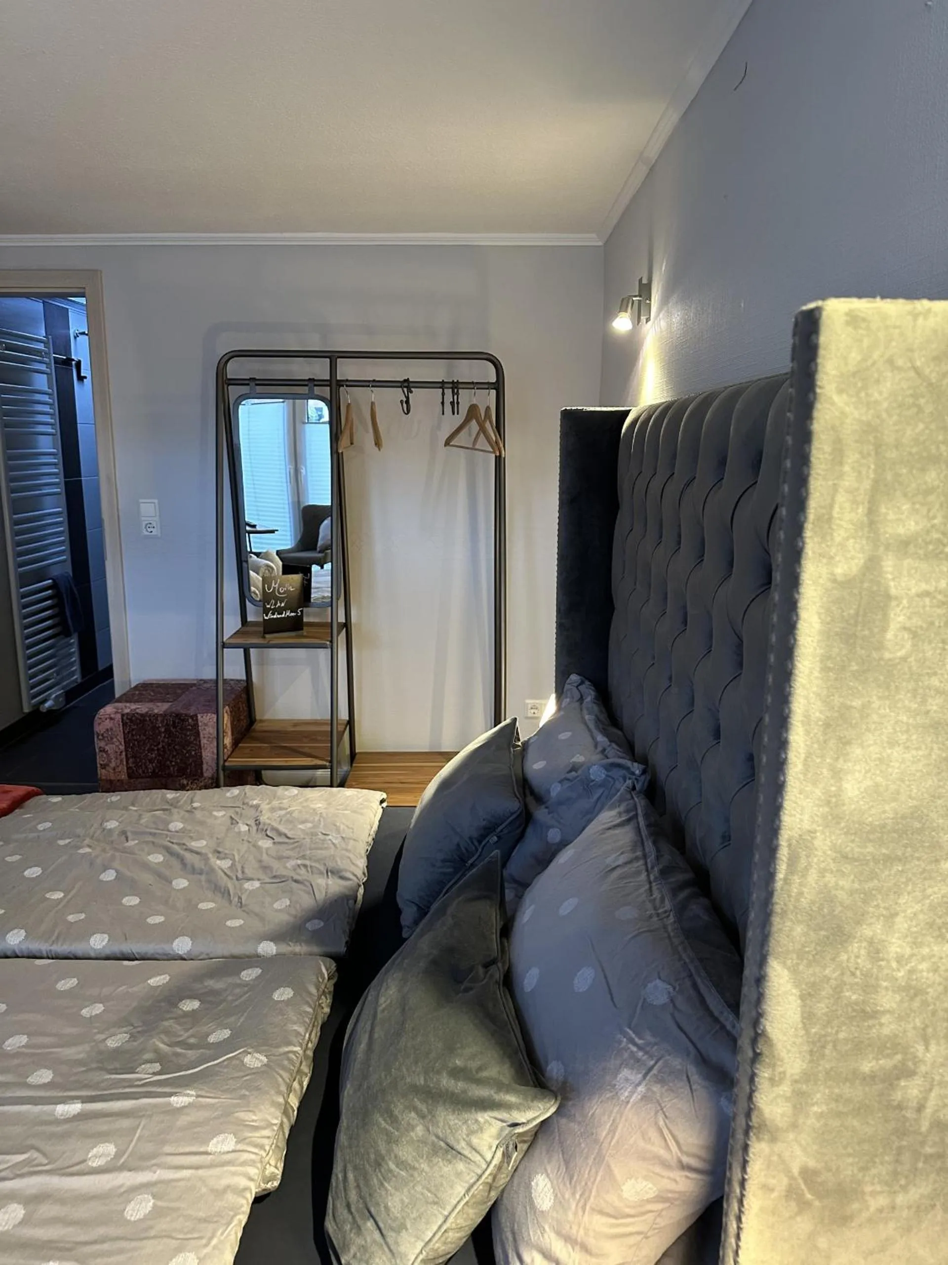 Bedroom, Bed in Gästehaus Wind und Meer