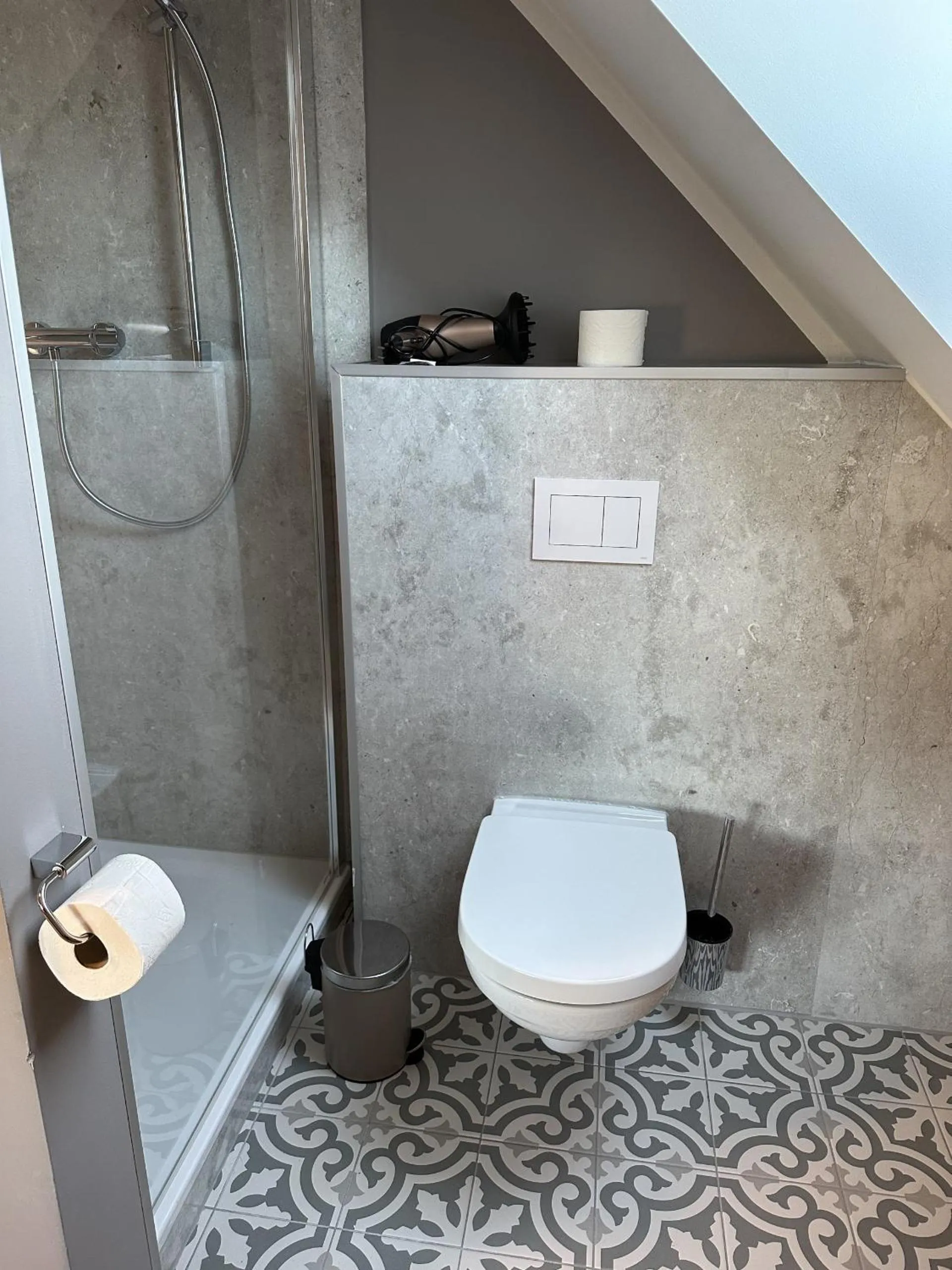 Bathroom in Gästehaus Wind und Meer