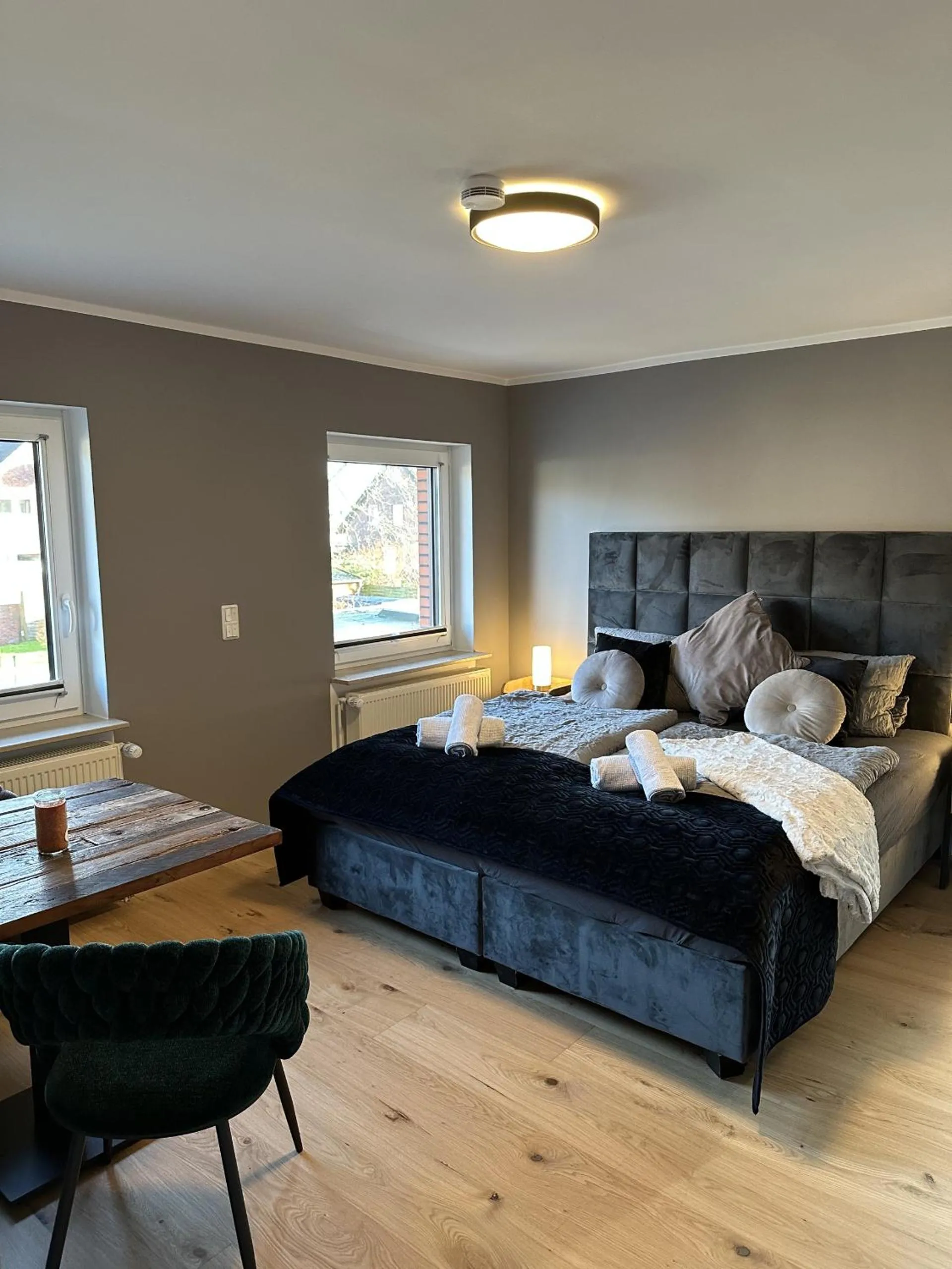 Bedroom, Bed in Gästehaus Wind und Meer
