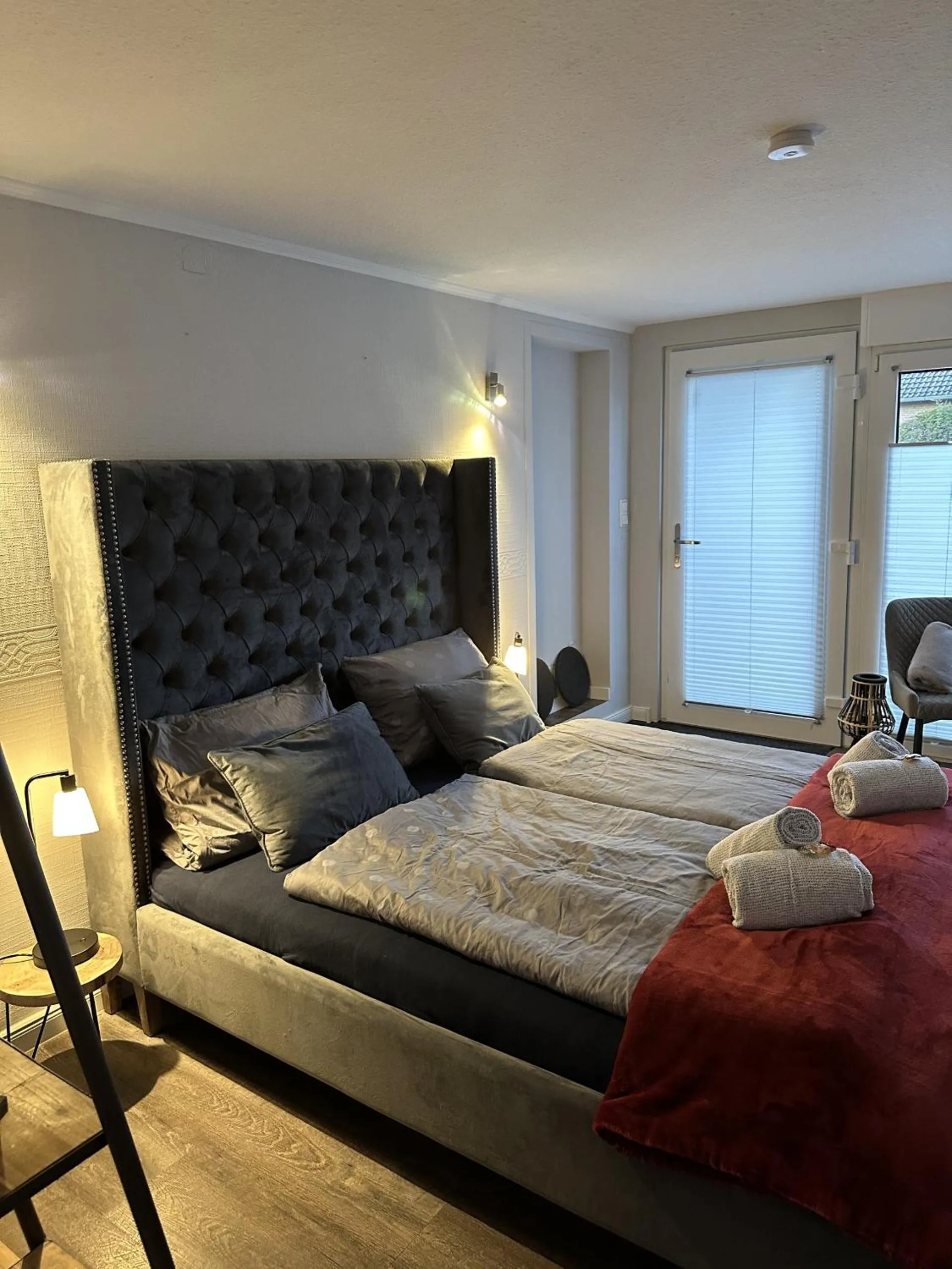 Bedroom, Bed in Gästehaus Wind und Meer