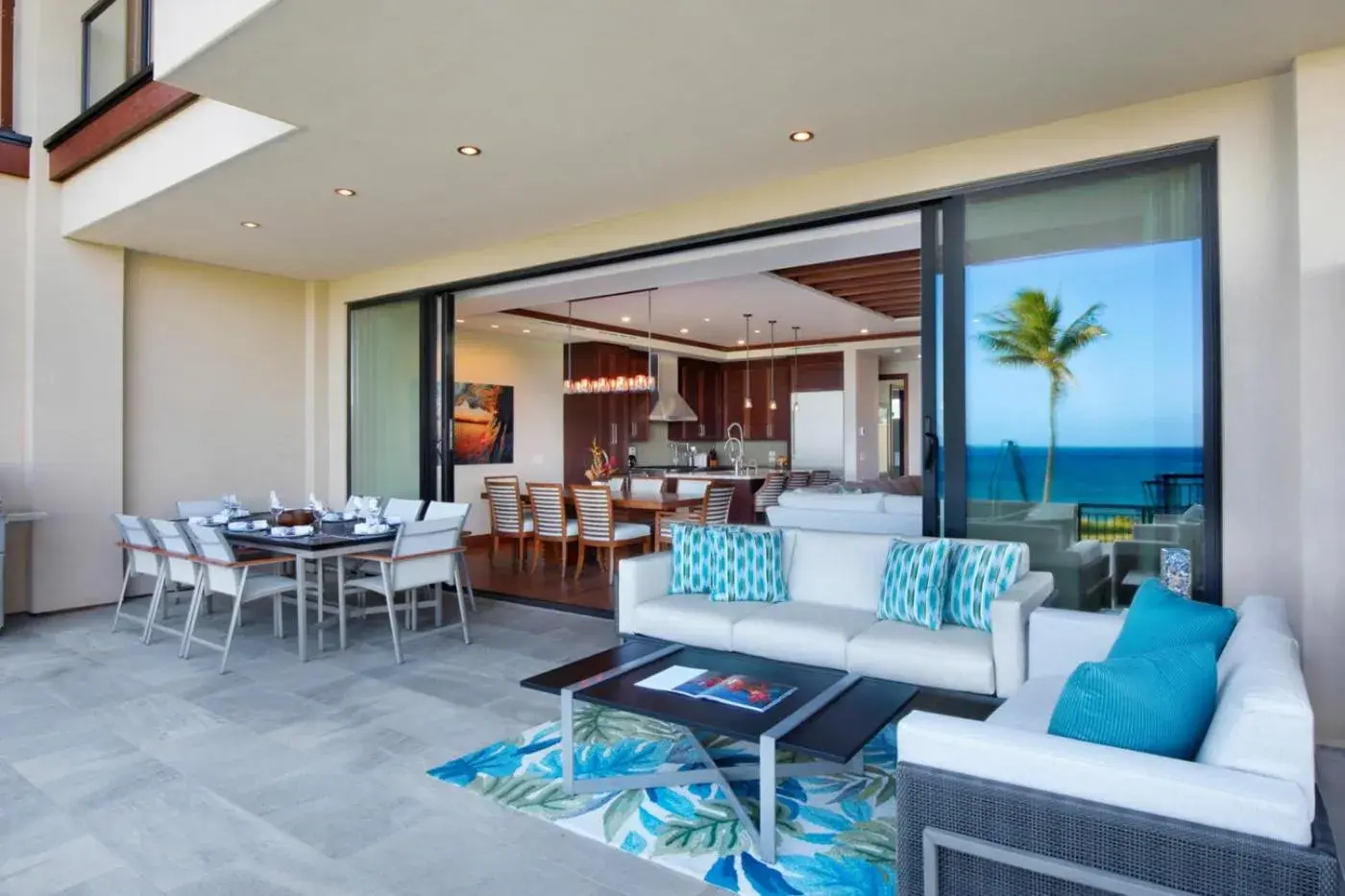 Patio in Timbers Kauai Ocean Club & Residences