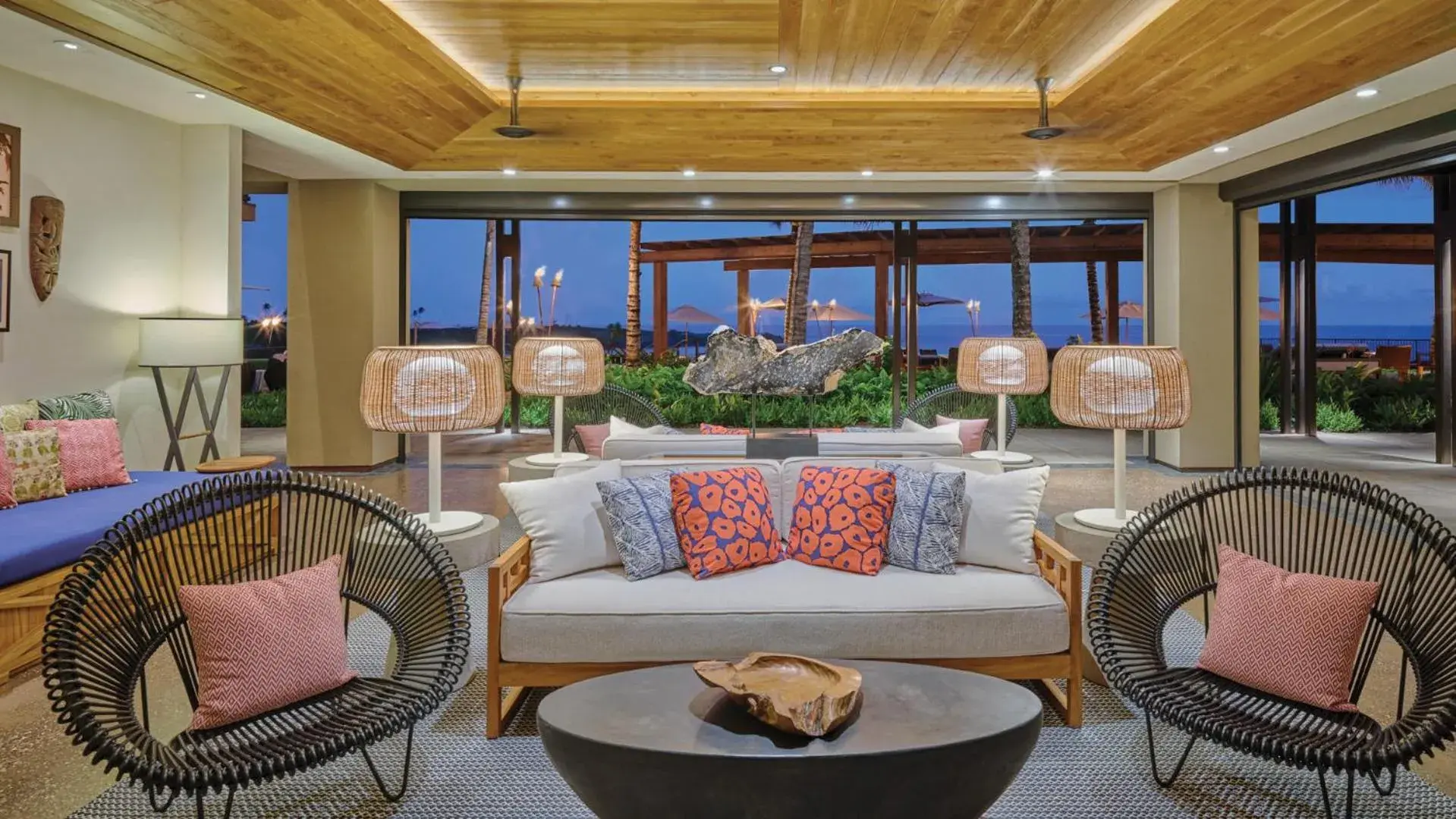 Seating area in Timbers Kauai Ocean Club & Residences