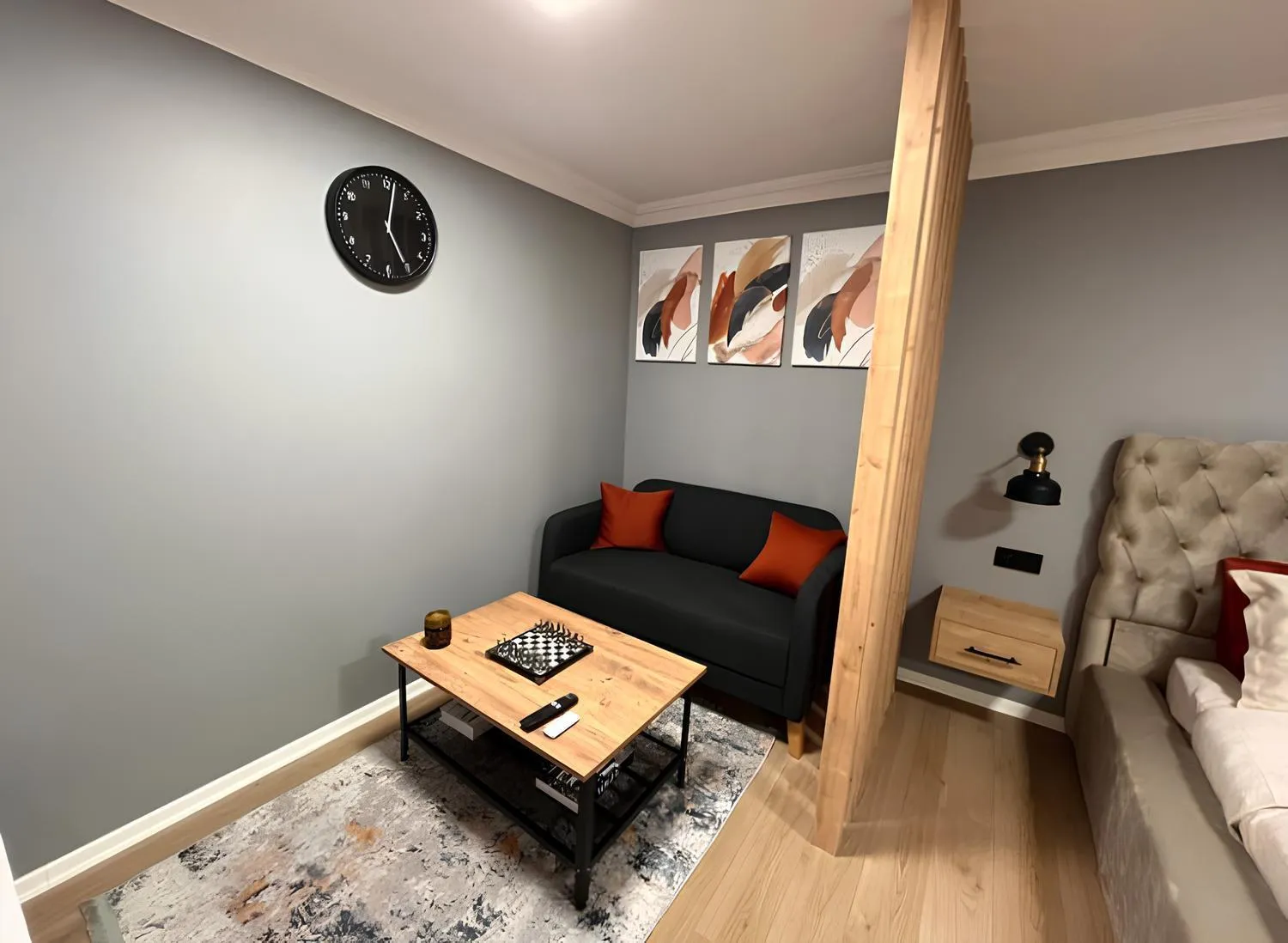 Seating area in Westley Residence Taksim