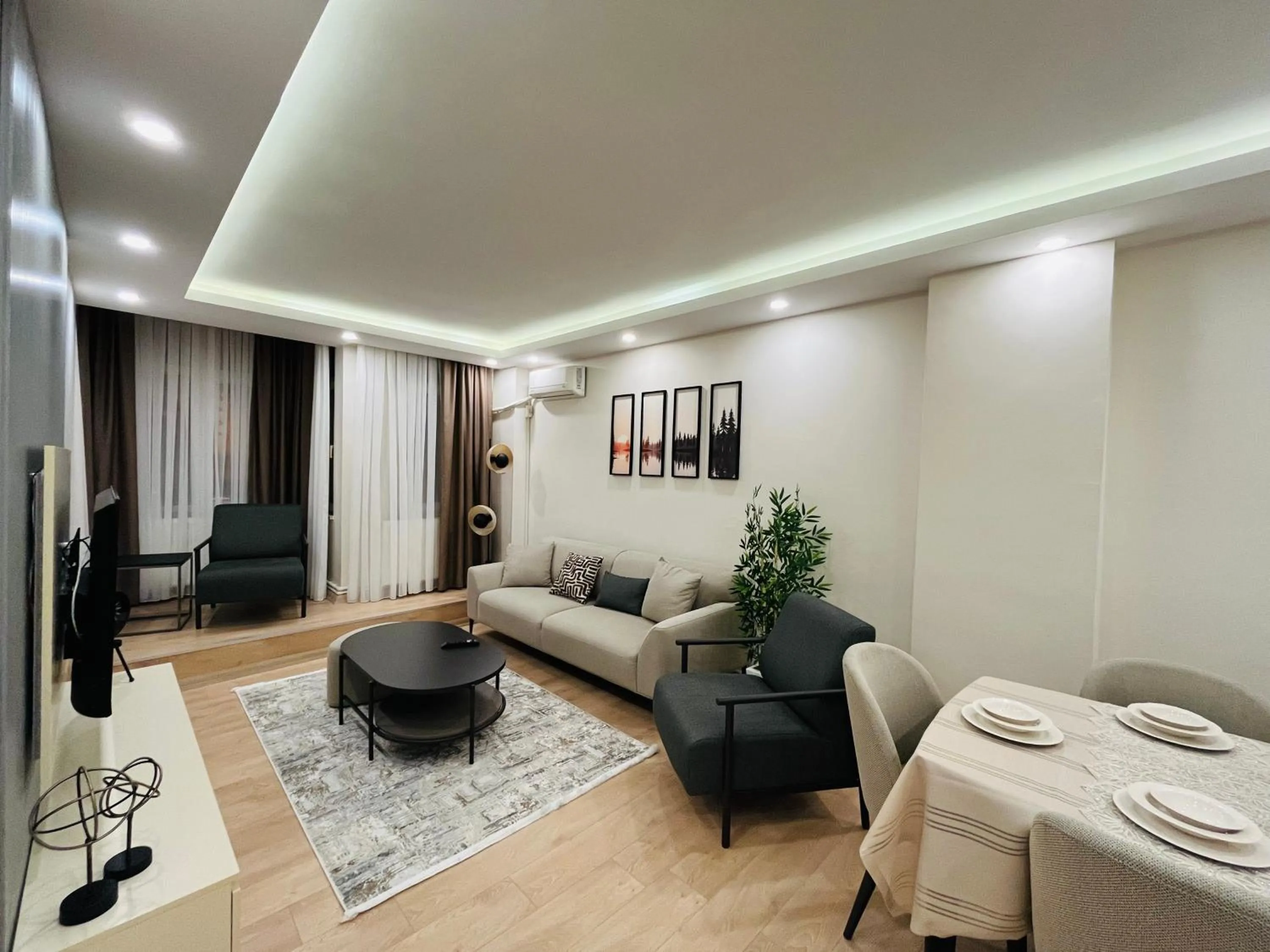Living room in Westley Residence Taksim