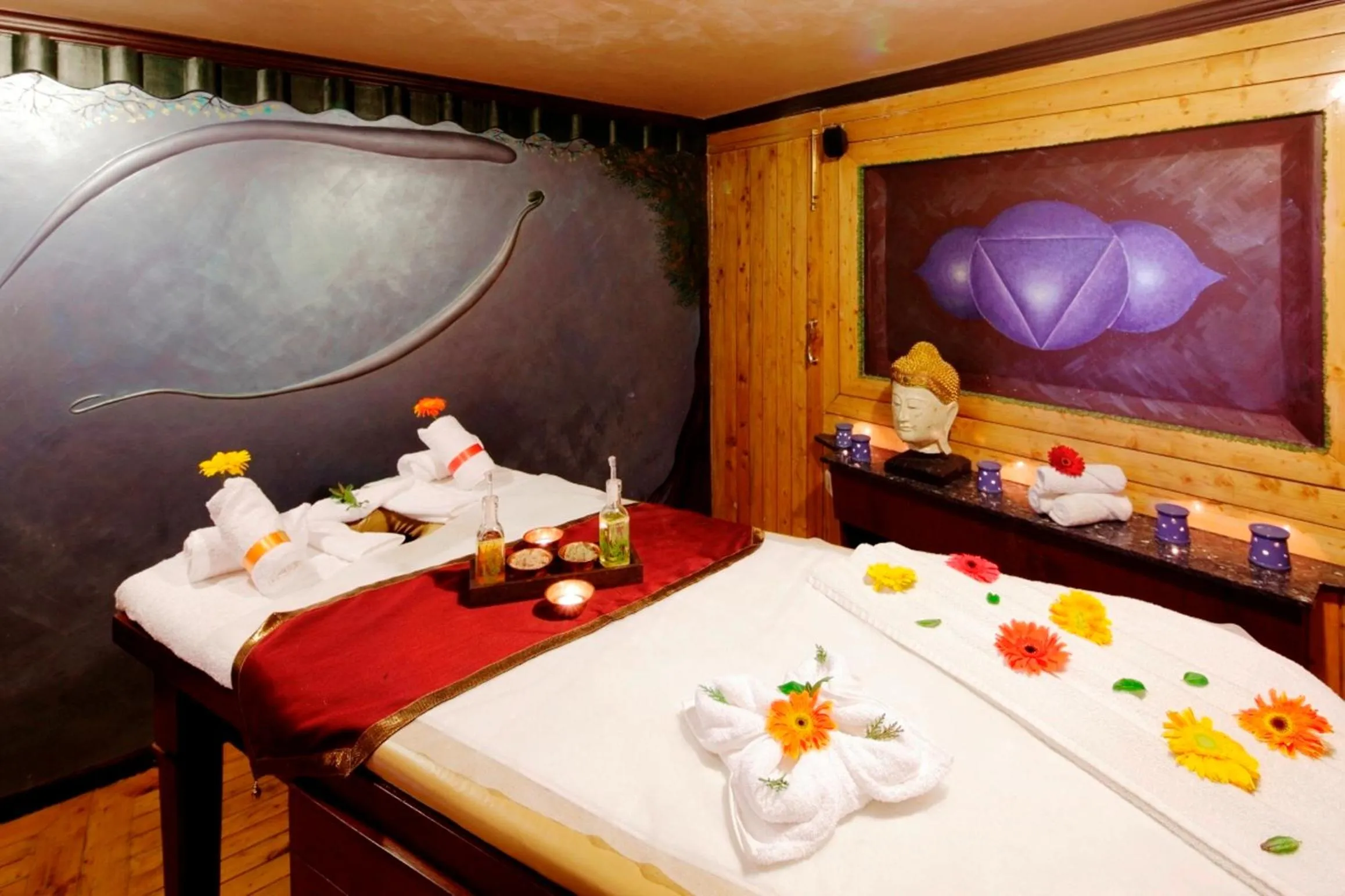 Spa and wellness centre/facilities, Bed in Manuallaya The Resort & Spa