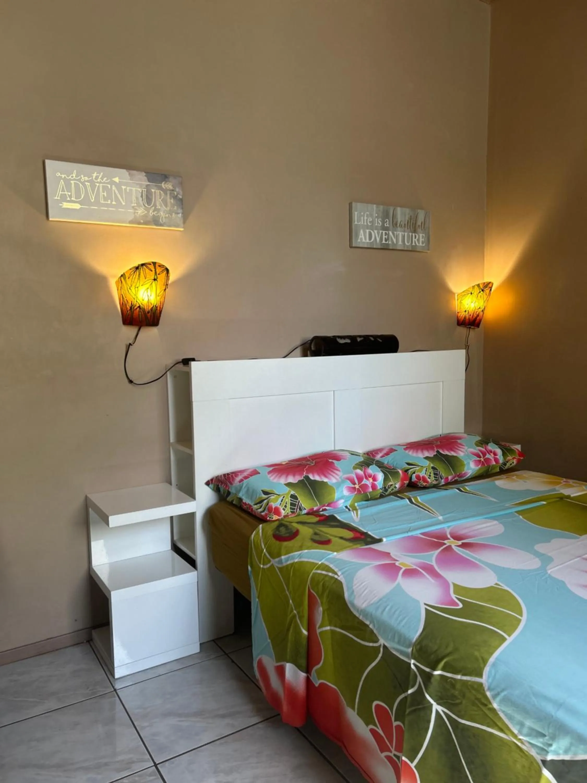 Bed in TEA TAHITI Holidays