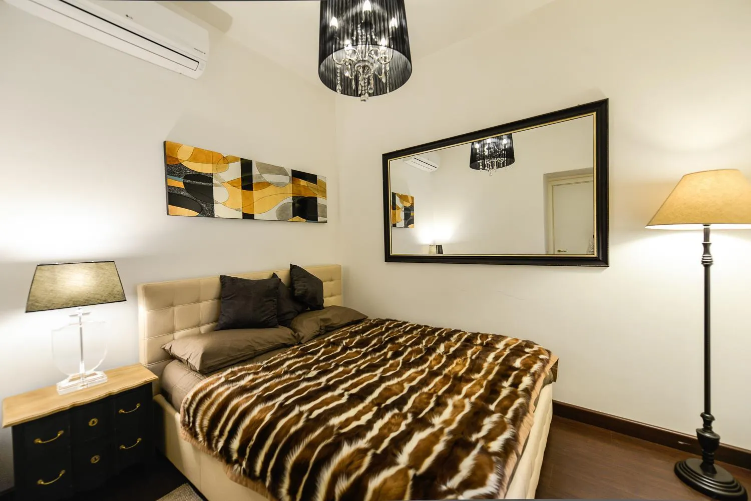 Bed in Easydomus Rome