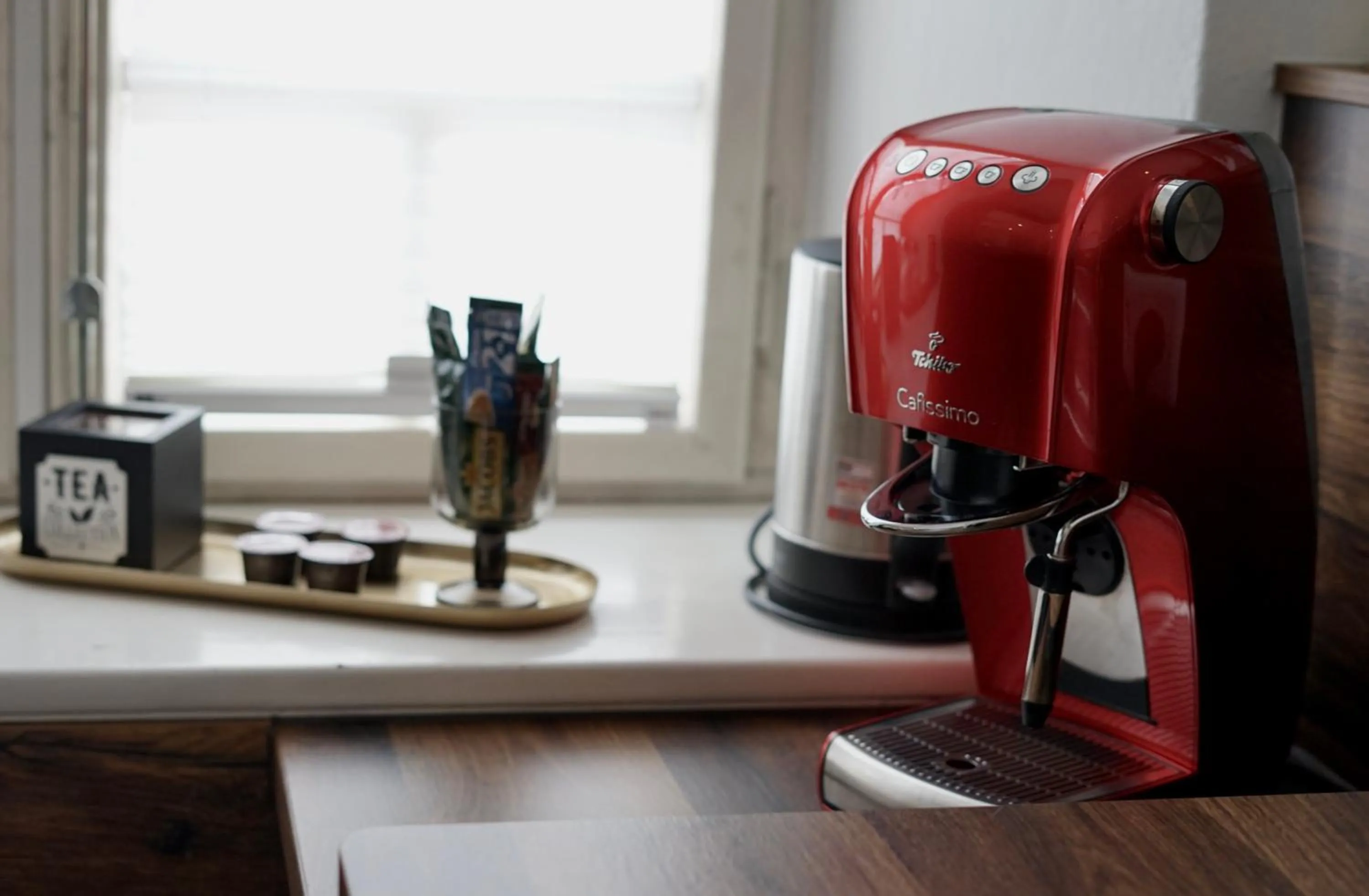 Coffee/tea facilities in Hotel Mühldorf