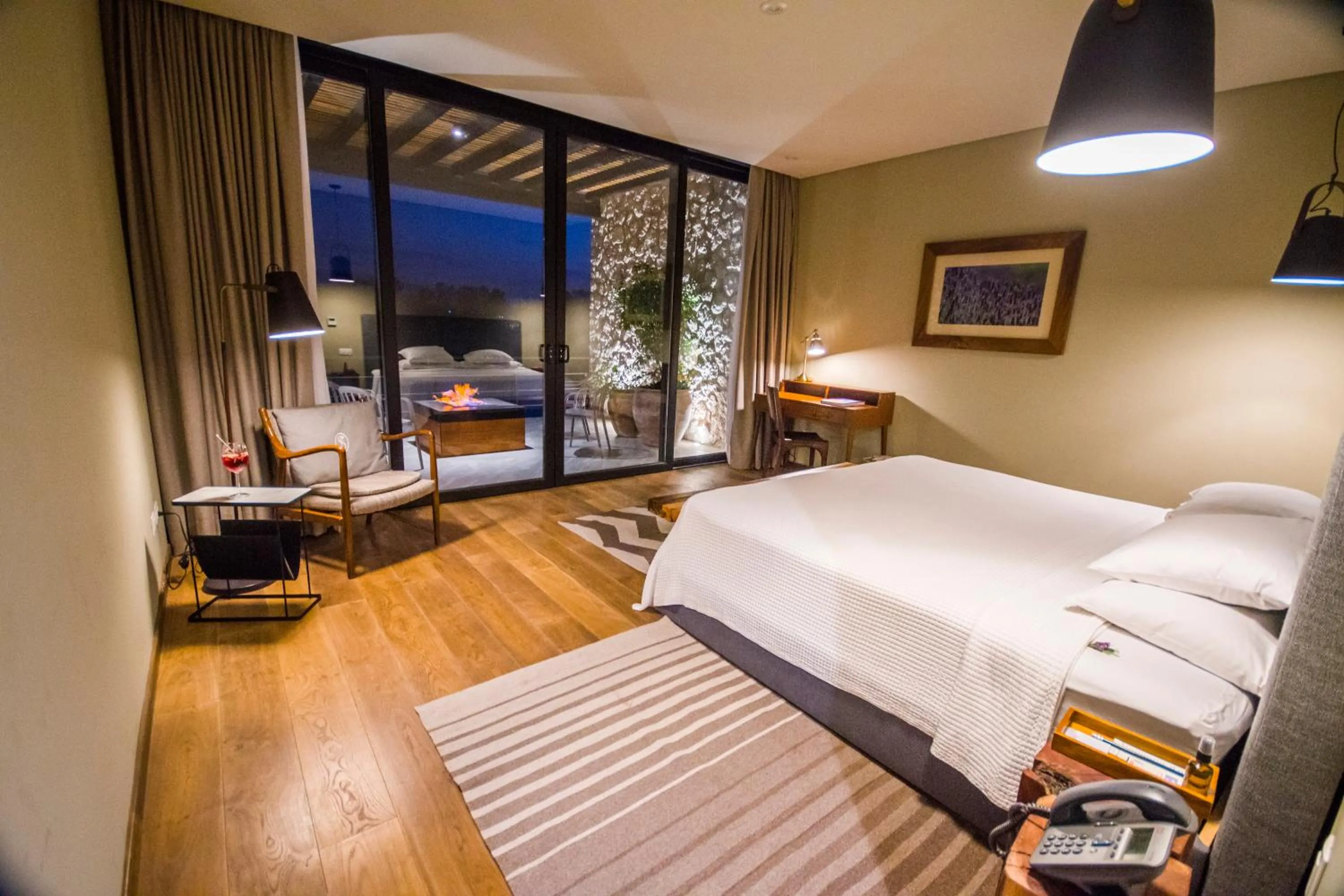 Bed in Viñedos San Francisco