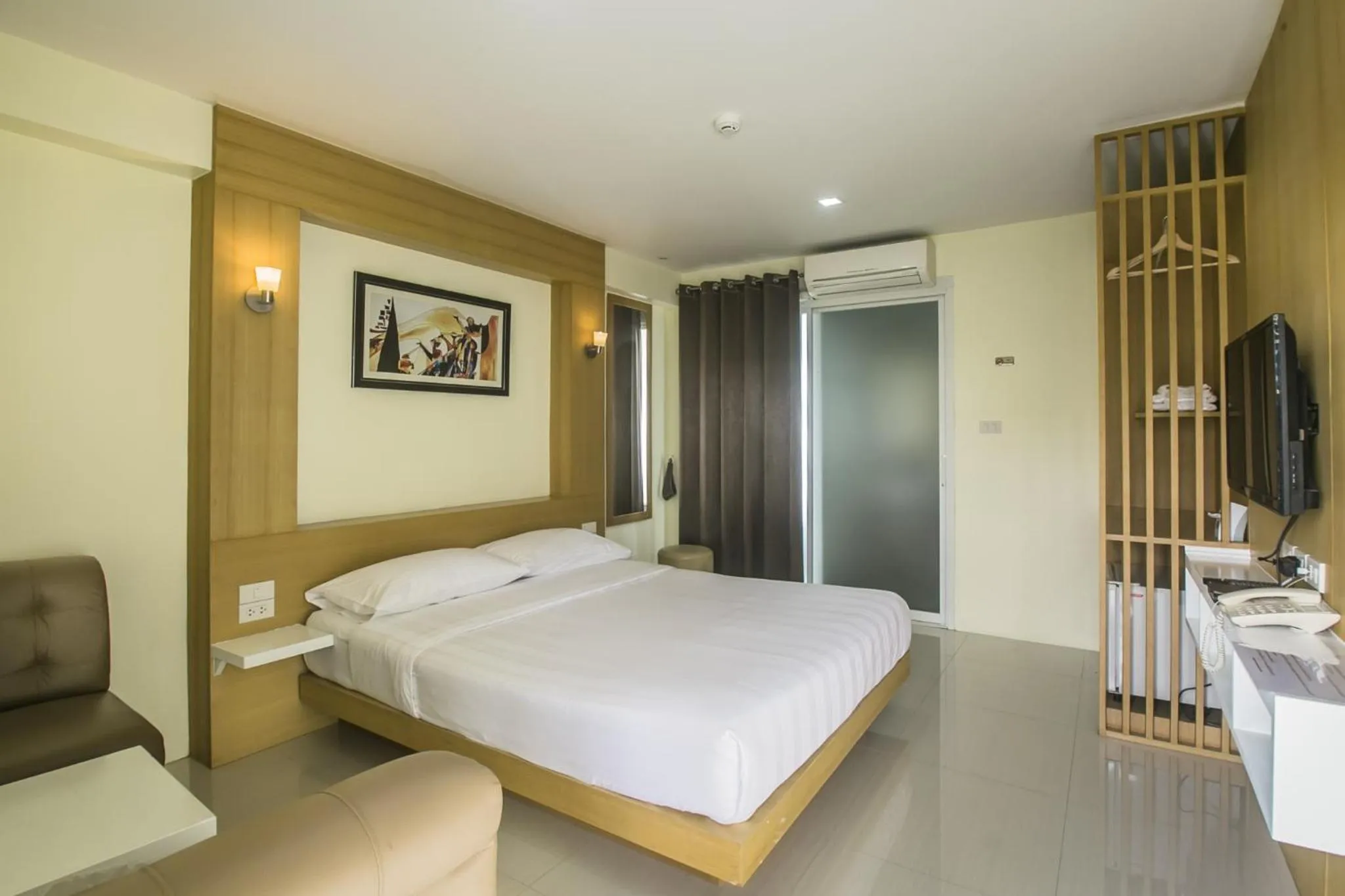 Bed in Petchsiri Boutique Hotel เพชรสิริ บูทิค