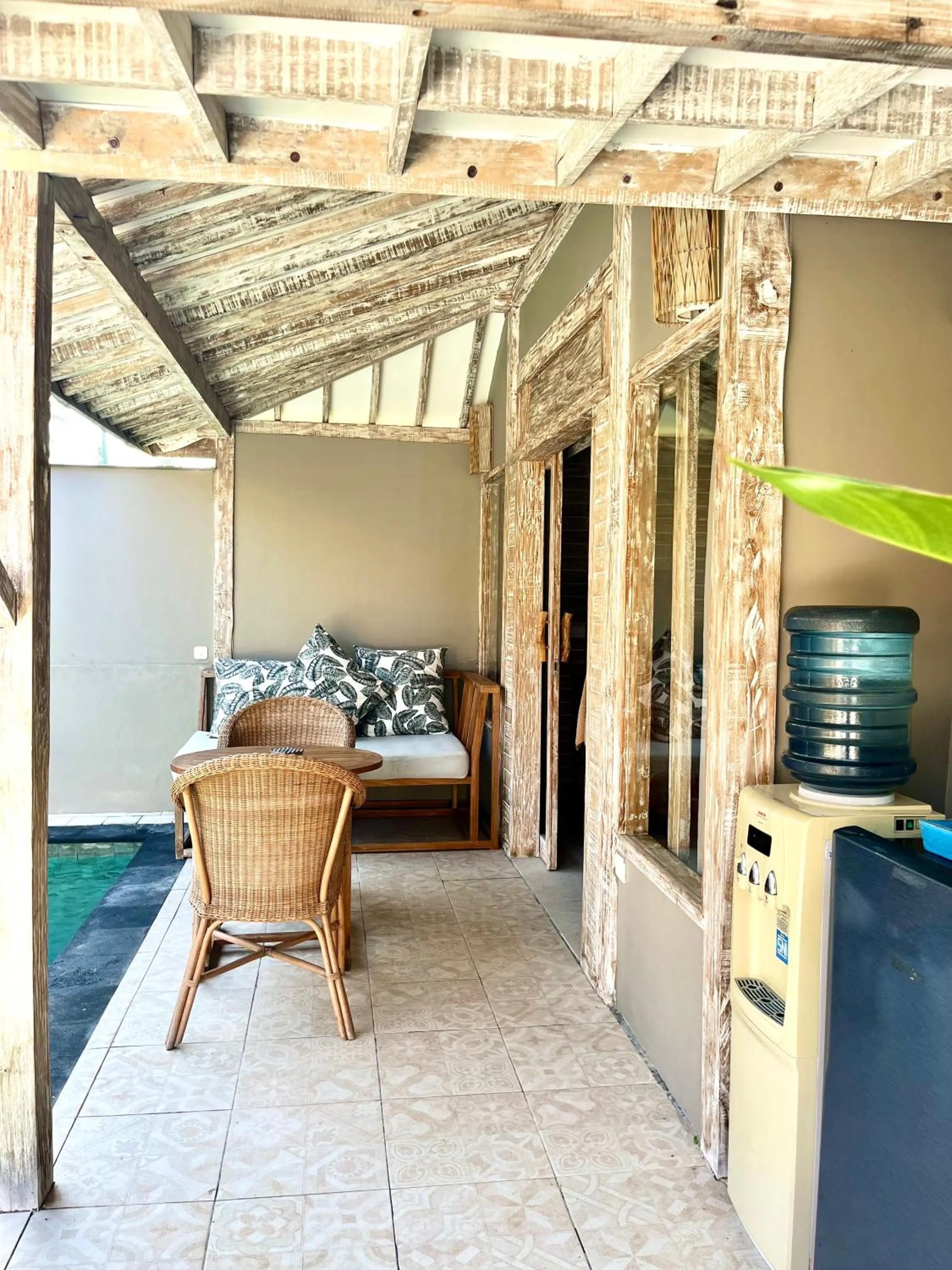 Patio in GiliZen Resort - Private Pool Villas