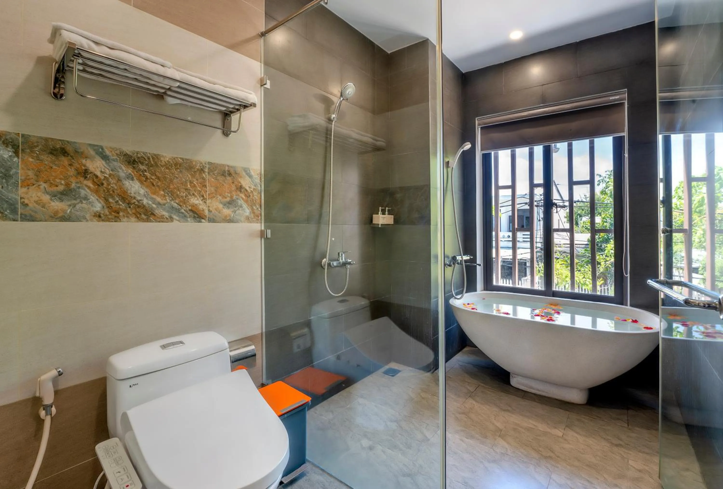 Bathroom in December Hoi An Villa