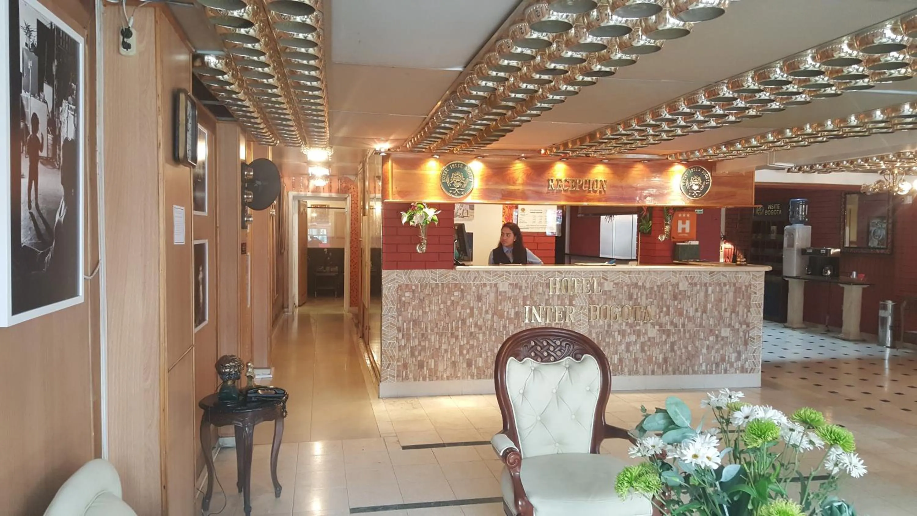 Lobby or reception in Hotel Inter Bogotá
