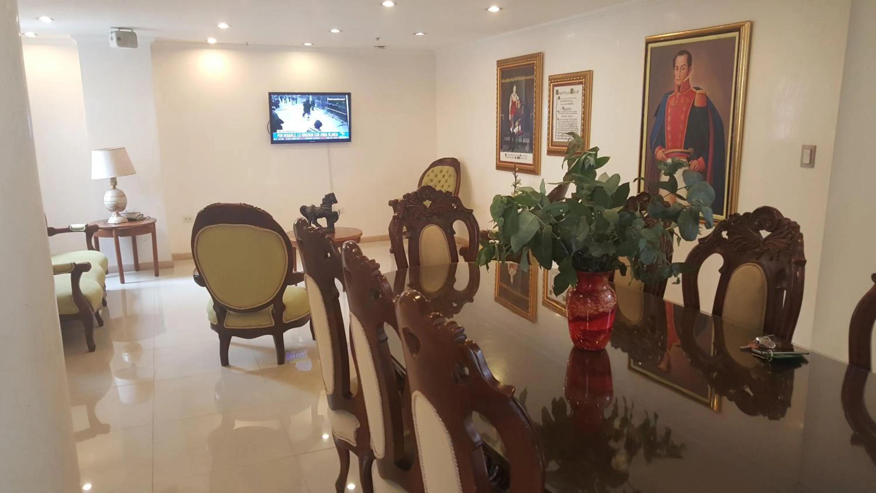 Living room in Hotel Inter Bogotá