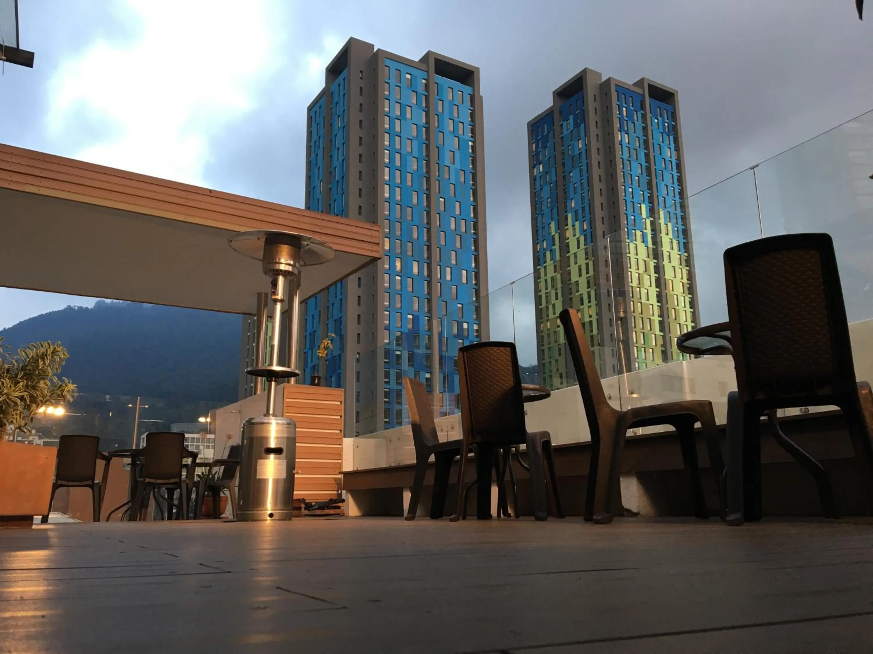 Balcony/Terrace in Hotel Inter Bogotá
