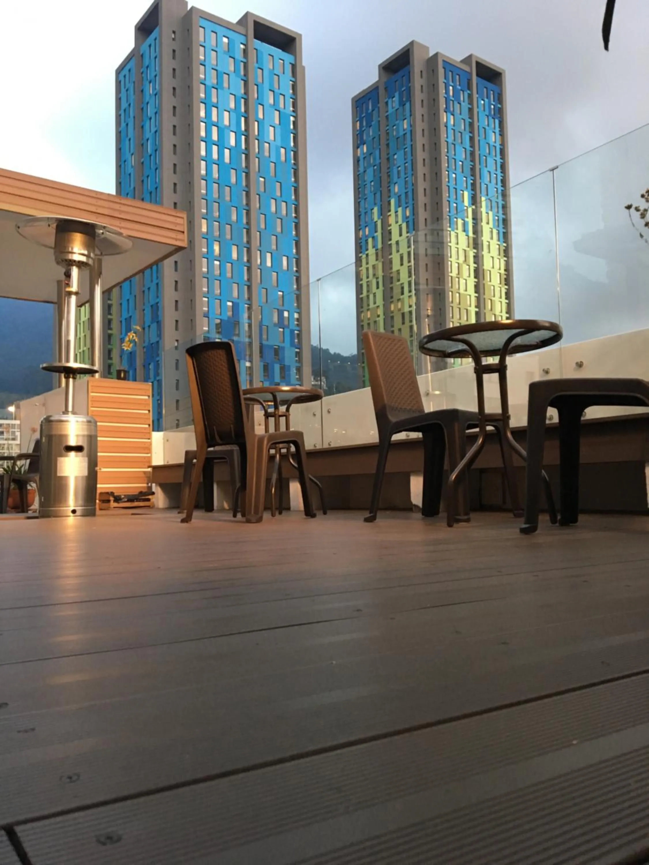 Balcony/Terrace in Hotel Inter Bogotá