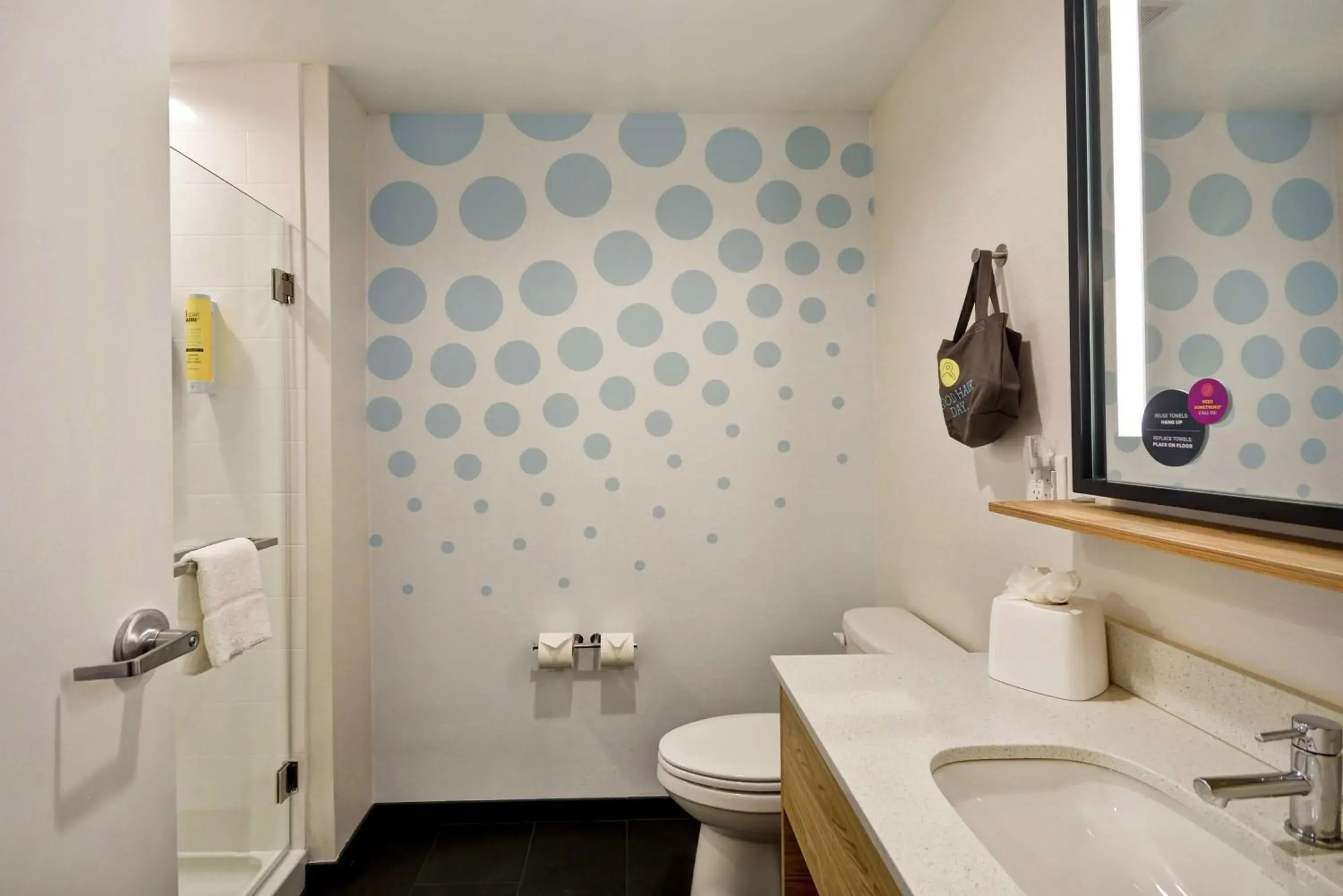 Bathroom in Tru By Hilton Denver, PA Bathroom in Tru By Hilton Denver, PA