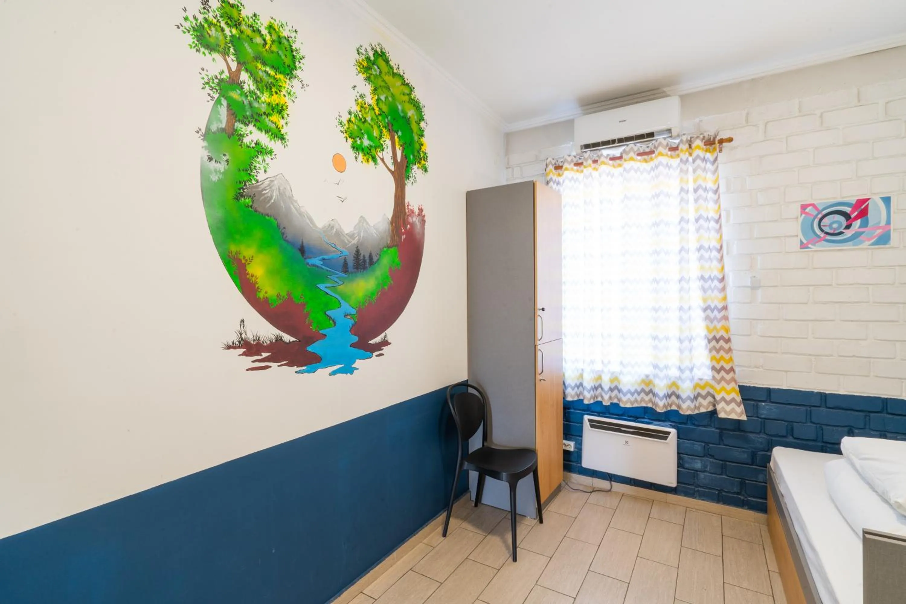 Decorative detail in ololoFreelander Hostel&Coworking