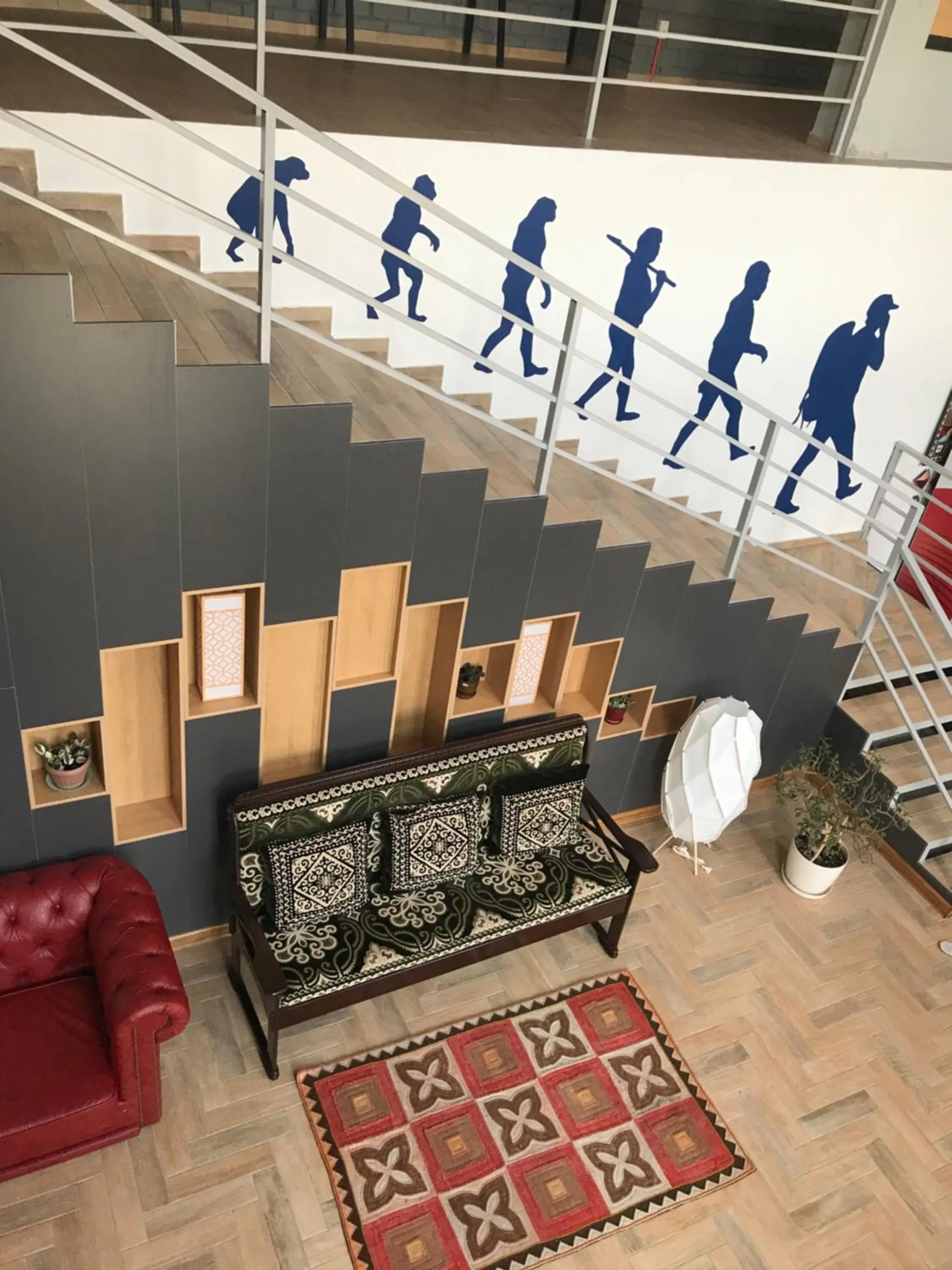 Decorative detail in ololoFreelander Hostel&Coworking