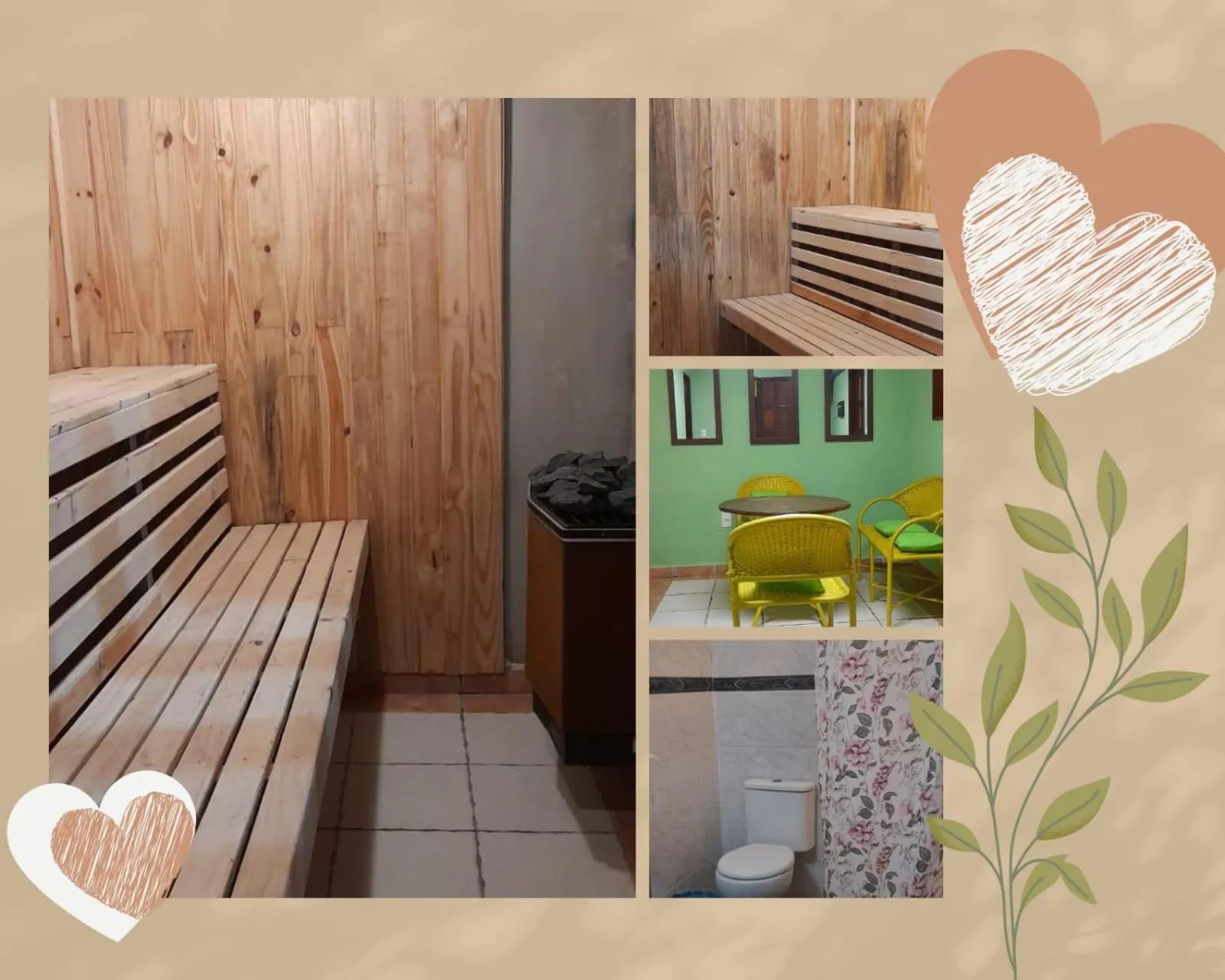Sauna in Hotel Pousada Viking