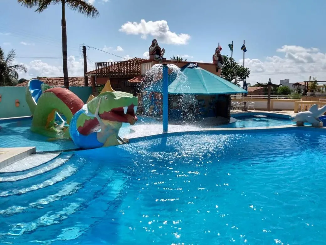 Pool view in Hotel Pousada Viking