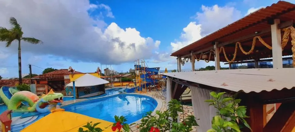 Swimming pool in Hotel Pousada Viking
