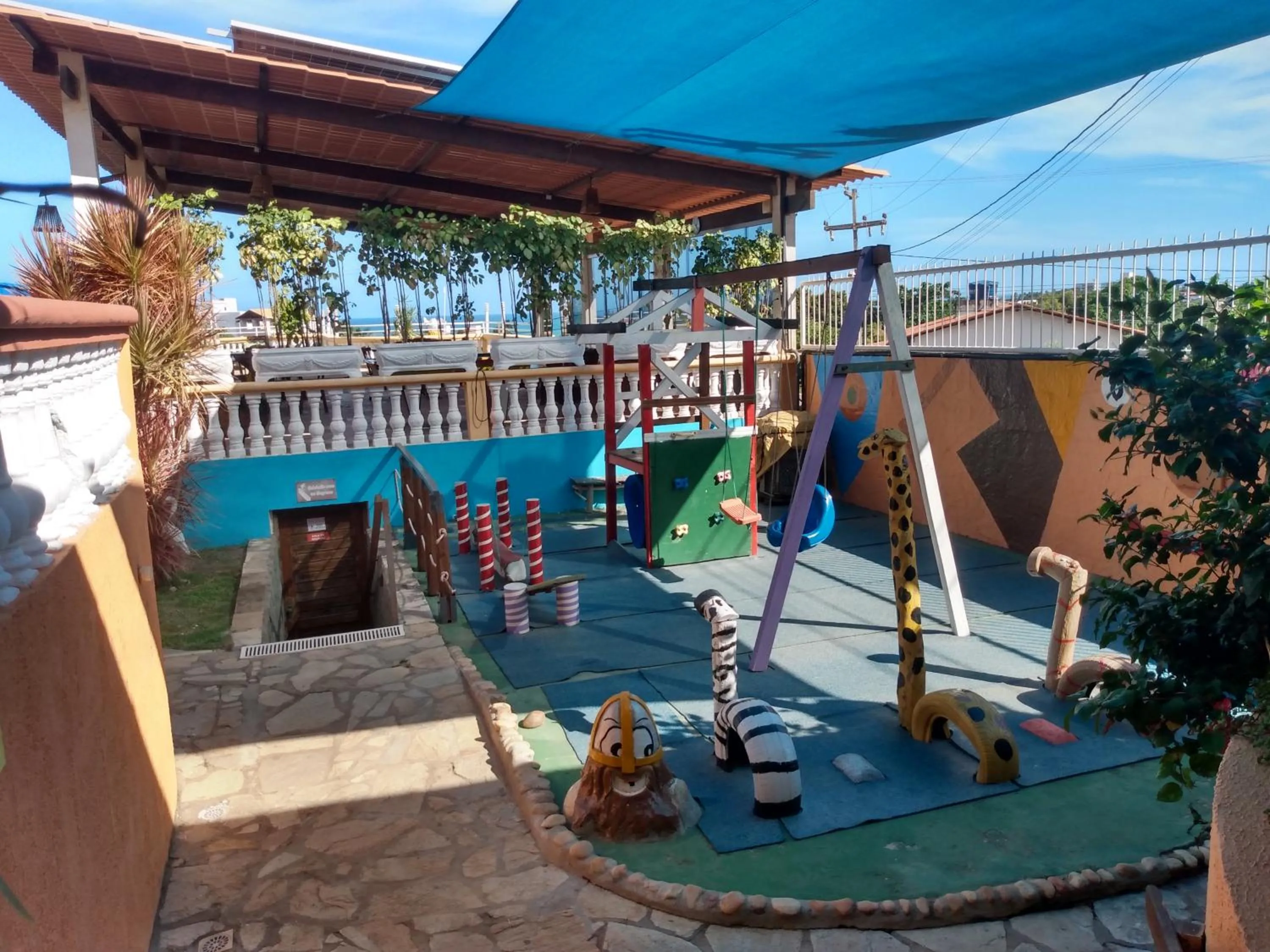 Children play ground in Hotel Pousada Viking