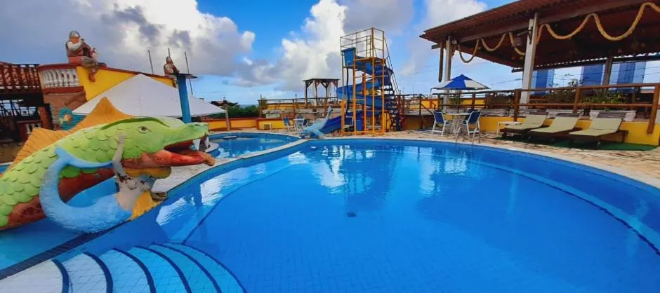 Swimming pool in Hotel Pousada Viking