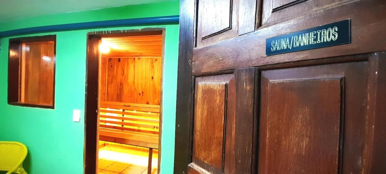 Sauna in Hotel Pousada Viking