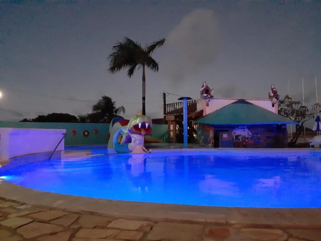 Swimming pool in Hotel Pousada Viking