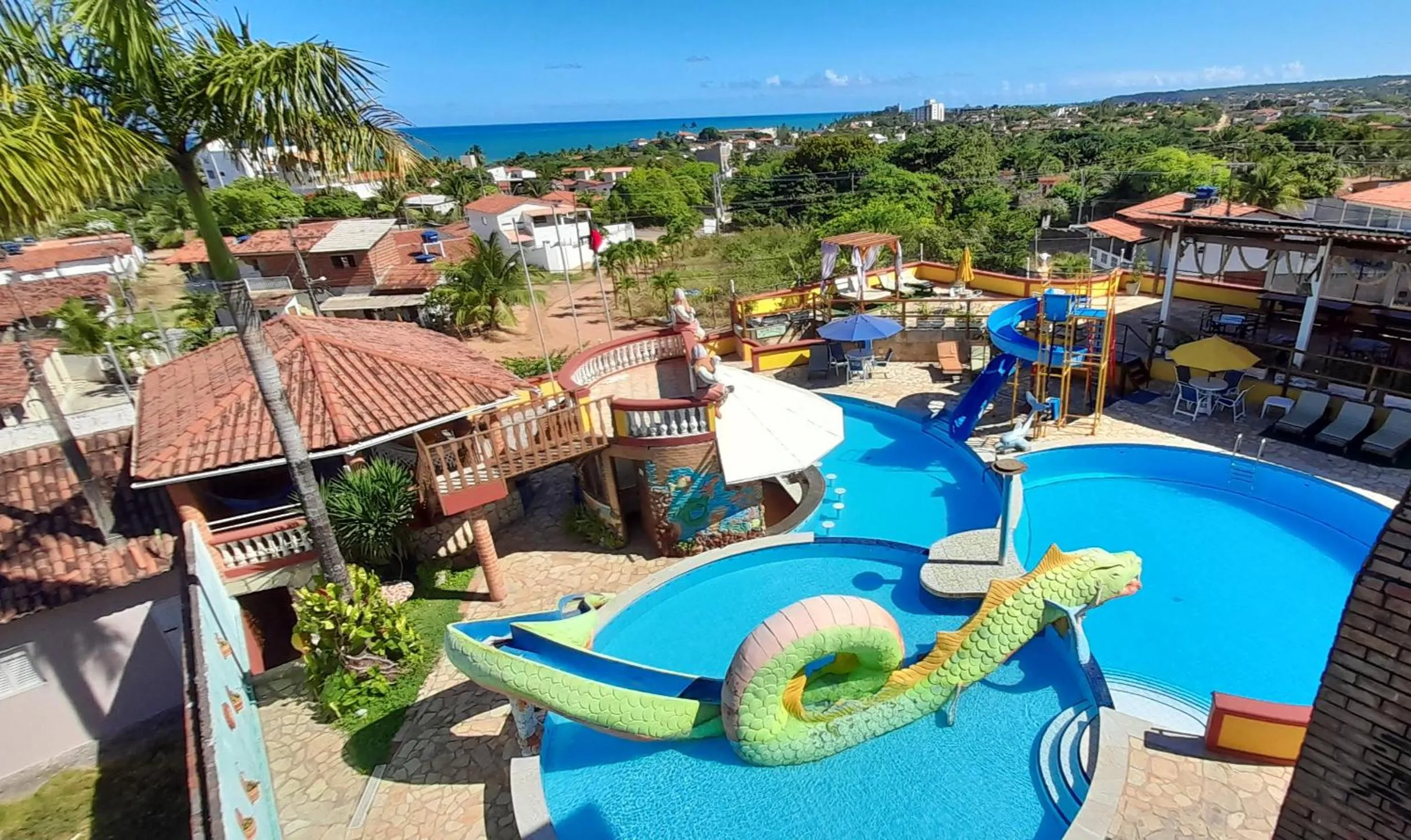 Bird's eye view in Hotel Pousada Viking