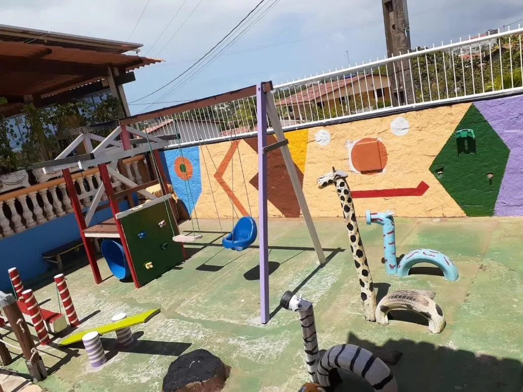 Children play ground in Hotel Pousada Viking