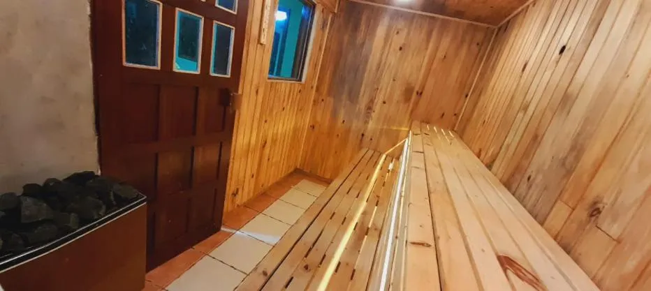 Sauna in Hotel Pousada Viking