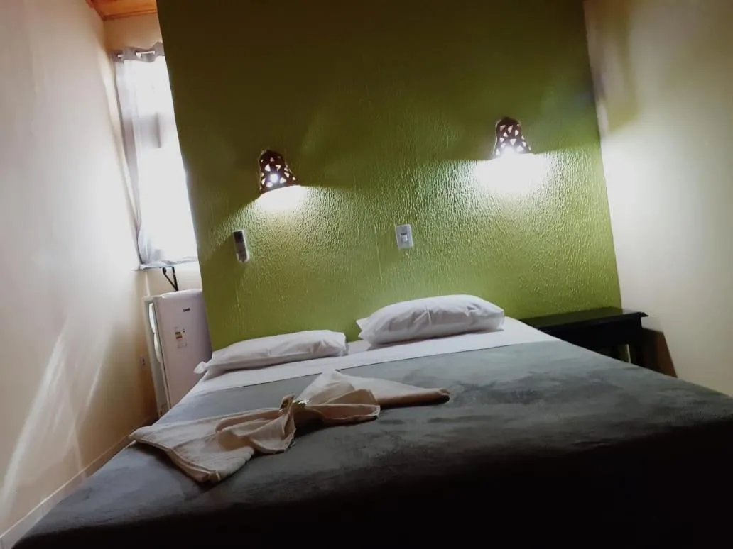 Bed in Hotel Pousada Viking