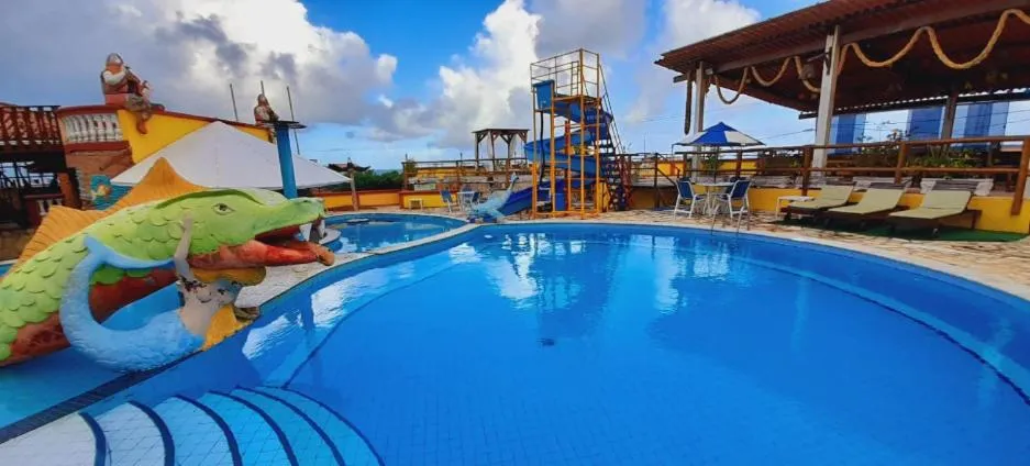 Swimming pool in Hotel Pousada Viking