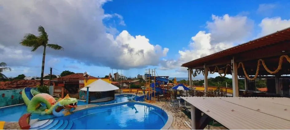 Swimming pool in Hotel Pousada Viking
