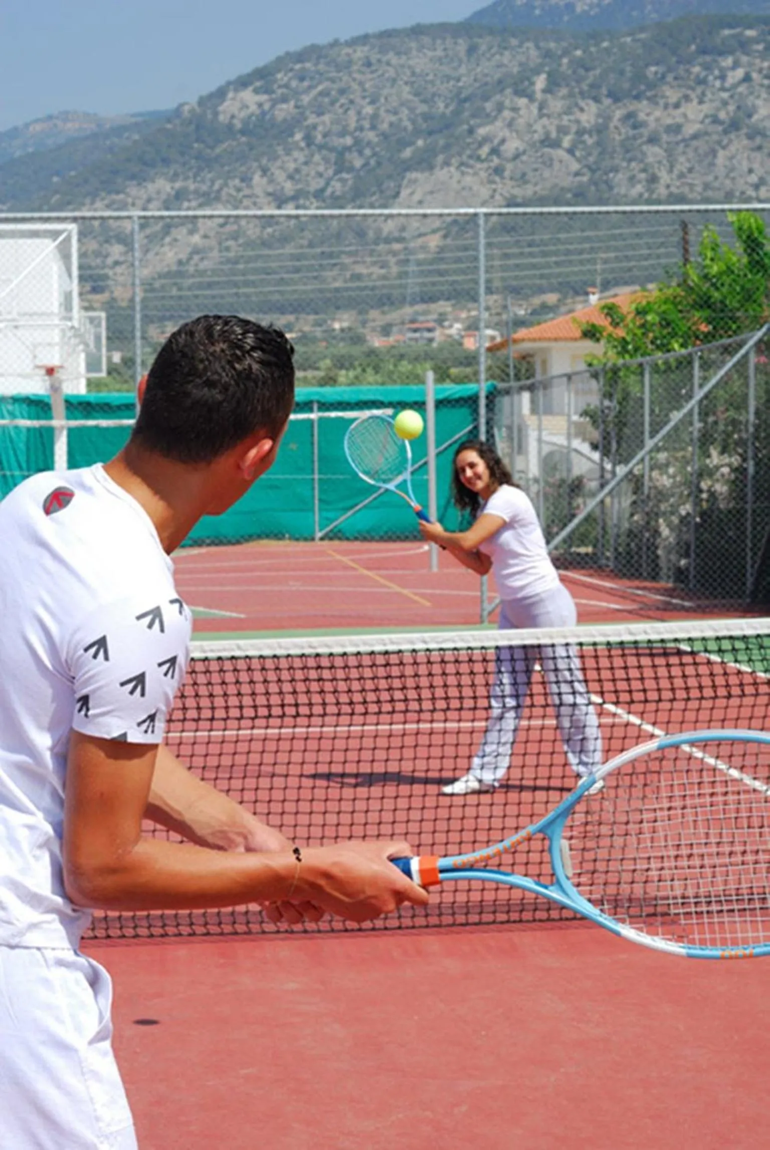 People in Kinetta Beach Resort and Spa