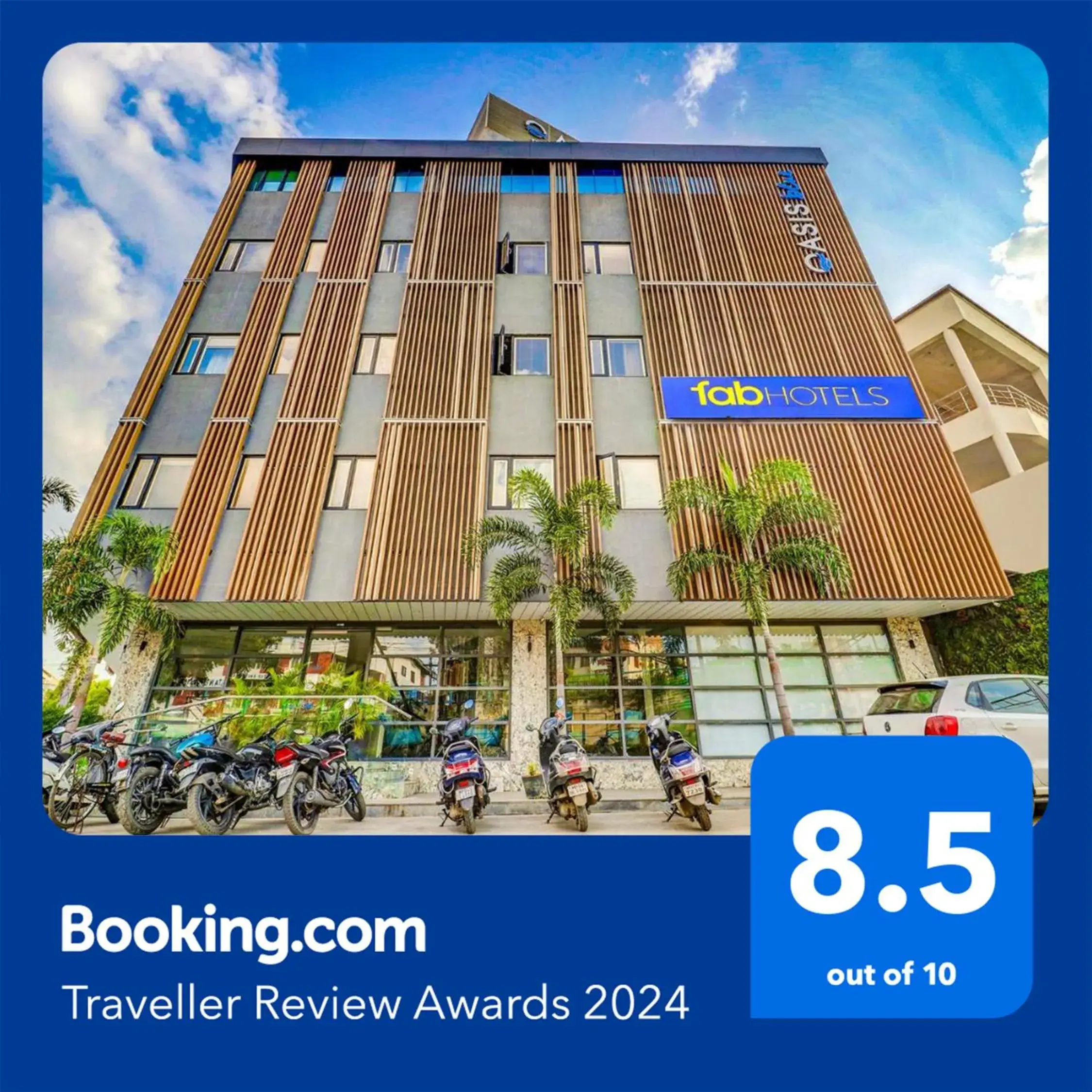 Property building in FabHotel Prime Oasis Blue - Near Chetak Bridge Property building in FabHotel Prime Oasis Blue - Near Chetak Bridge