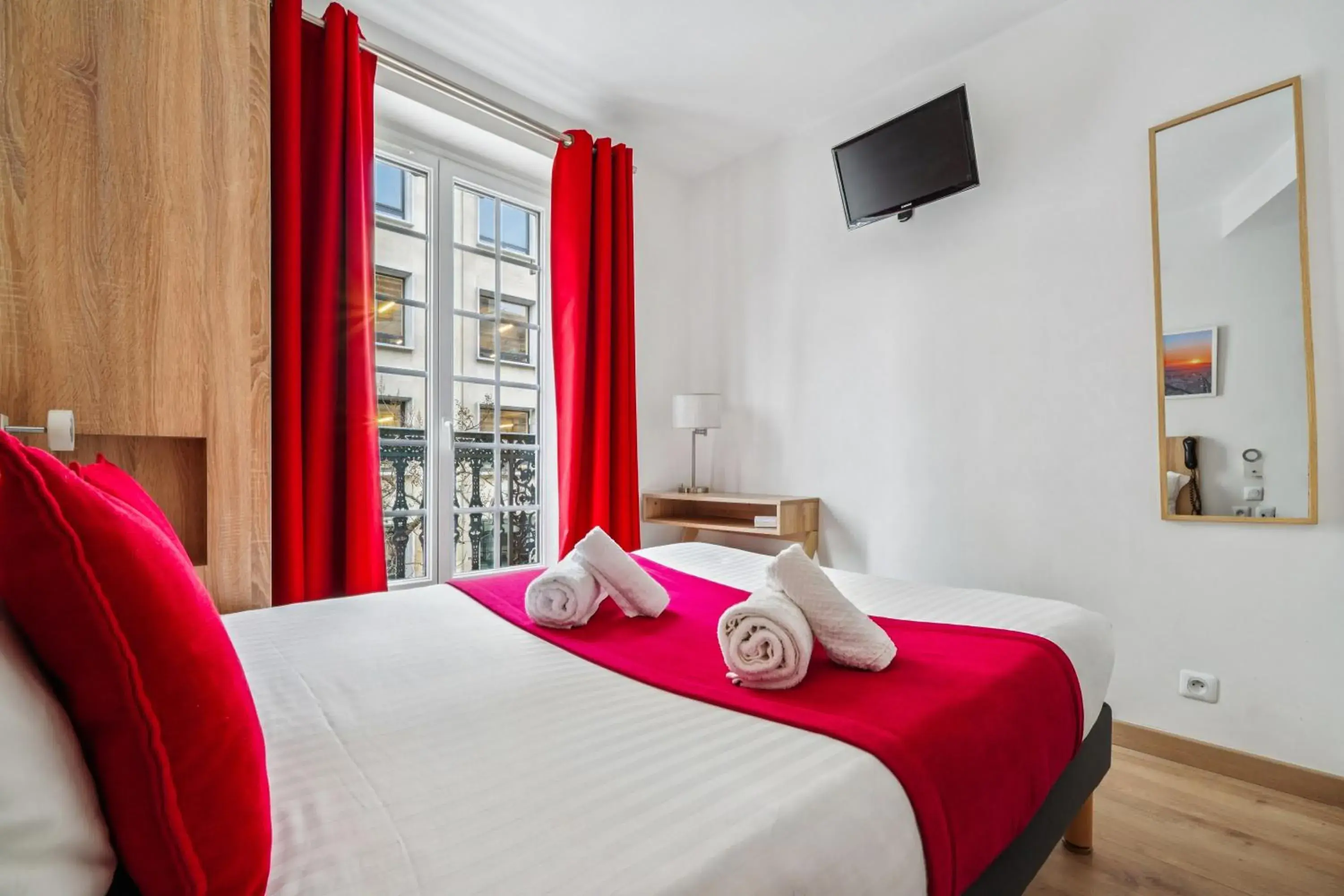 Bedroom, Bed in Hôtel Mazagran Bedroom, Bed in Hôtel Mazagran