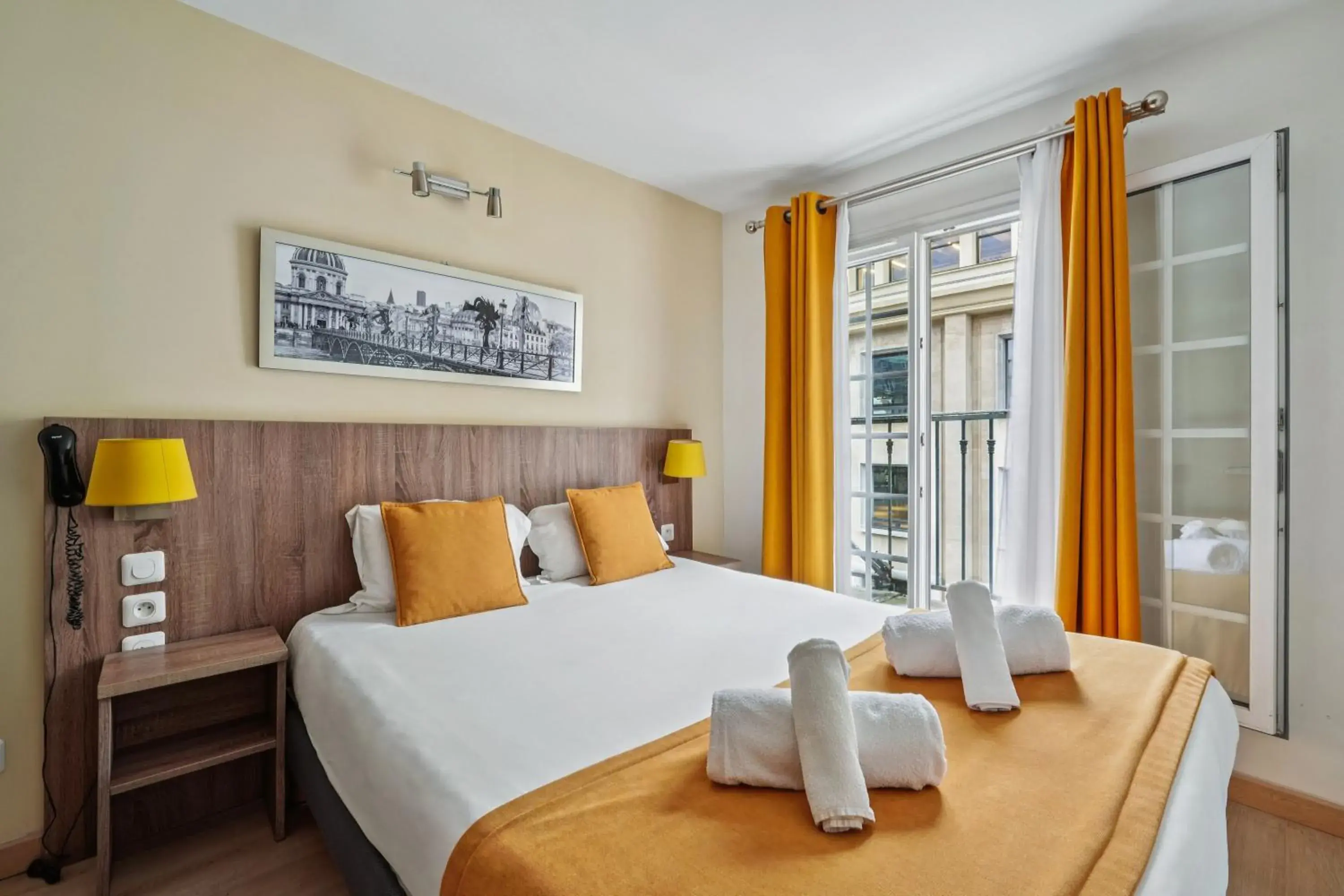 Bedroom, Bed in Hôtel Mazagran Bedroom, Bed in Hôtel Mazagran