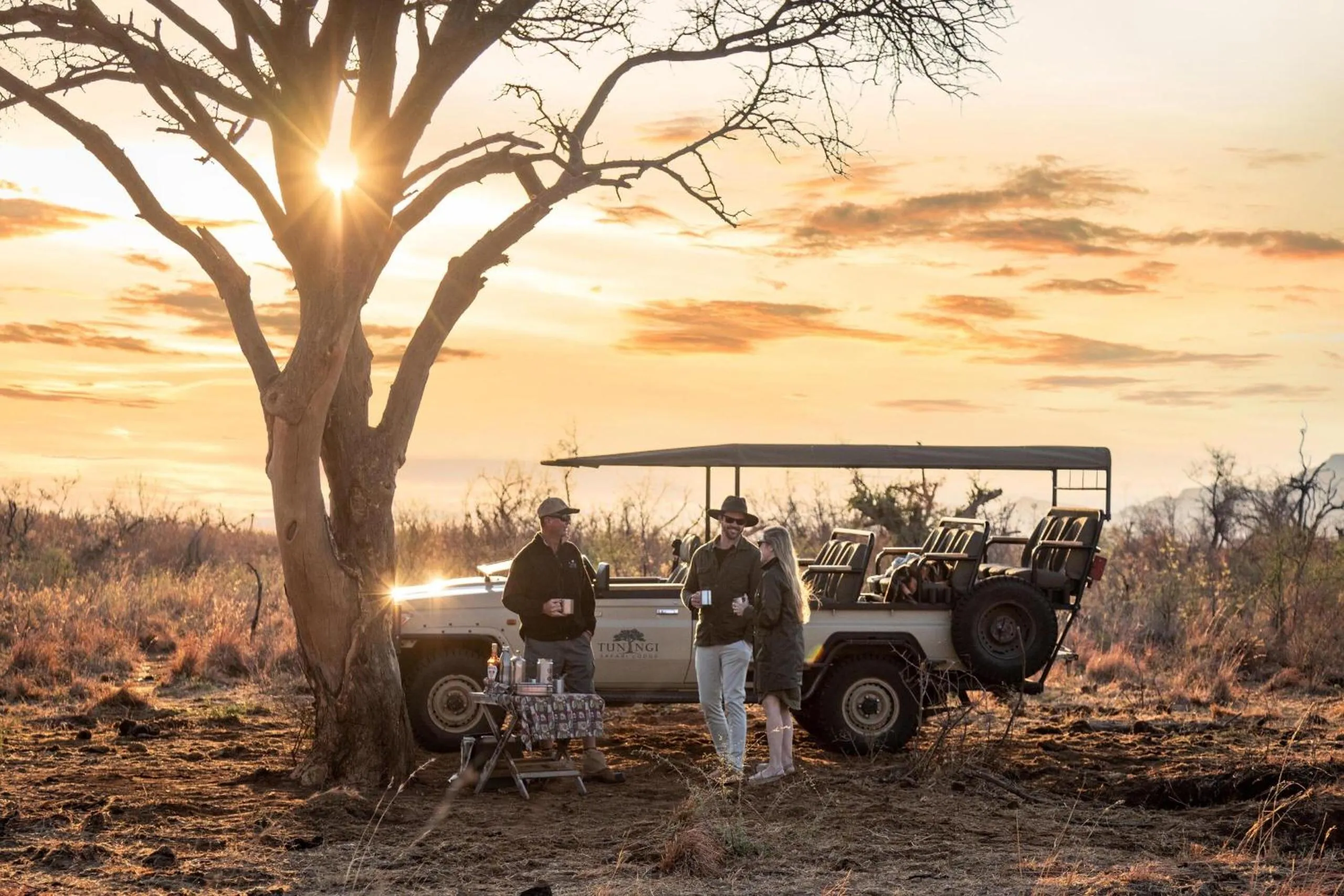 Sunrise in Tuningi Safari Lodge