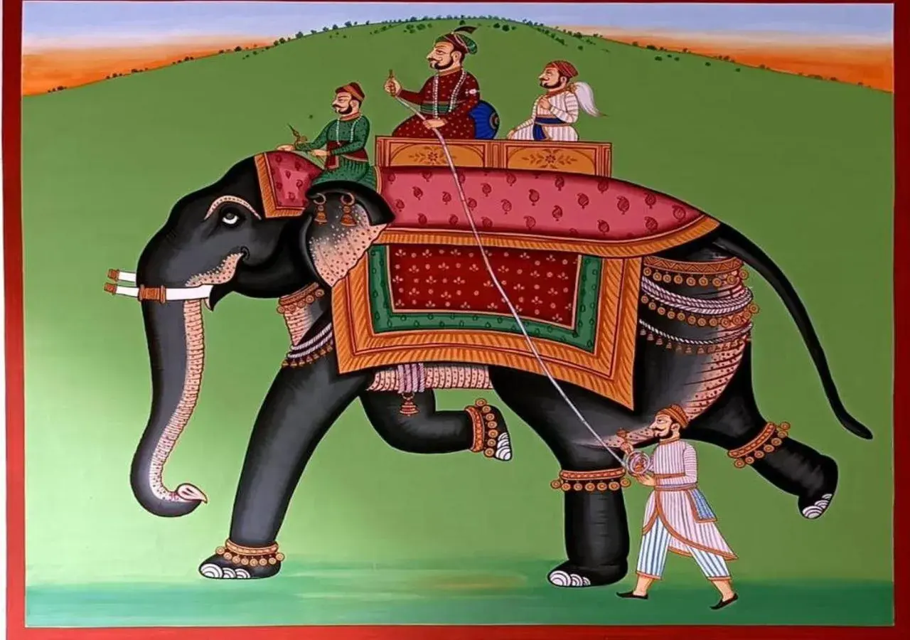 Inner courtyard view in The Legacy Mandawa Inner courtyard view in The Legacy Mandawa