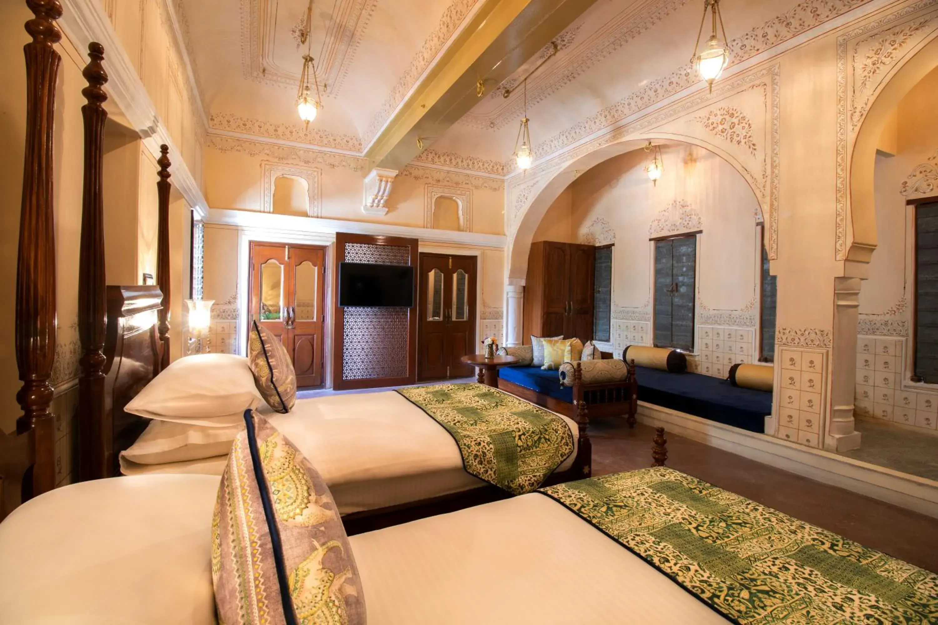 Twin Room with Private Bathroom in The Legacy Mandawa Twin Room with Private Bathroom in The Legacy Mandawa