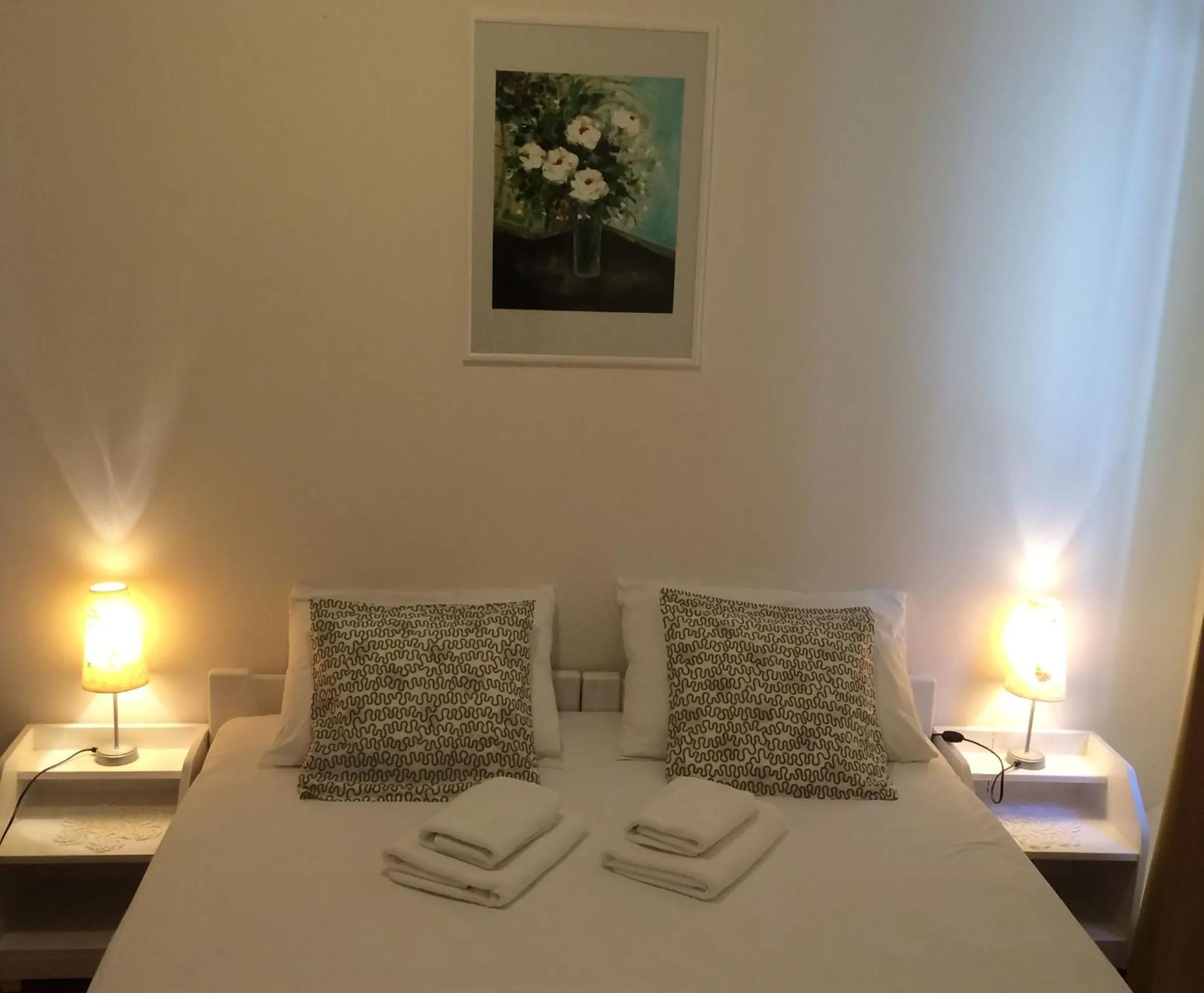 Bed in Apartments and Rooms Katija & Egon