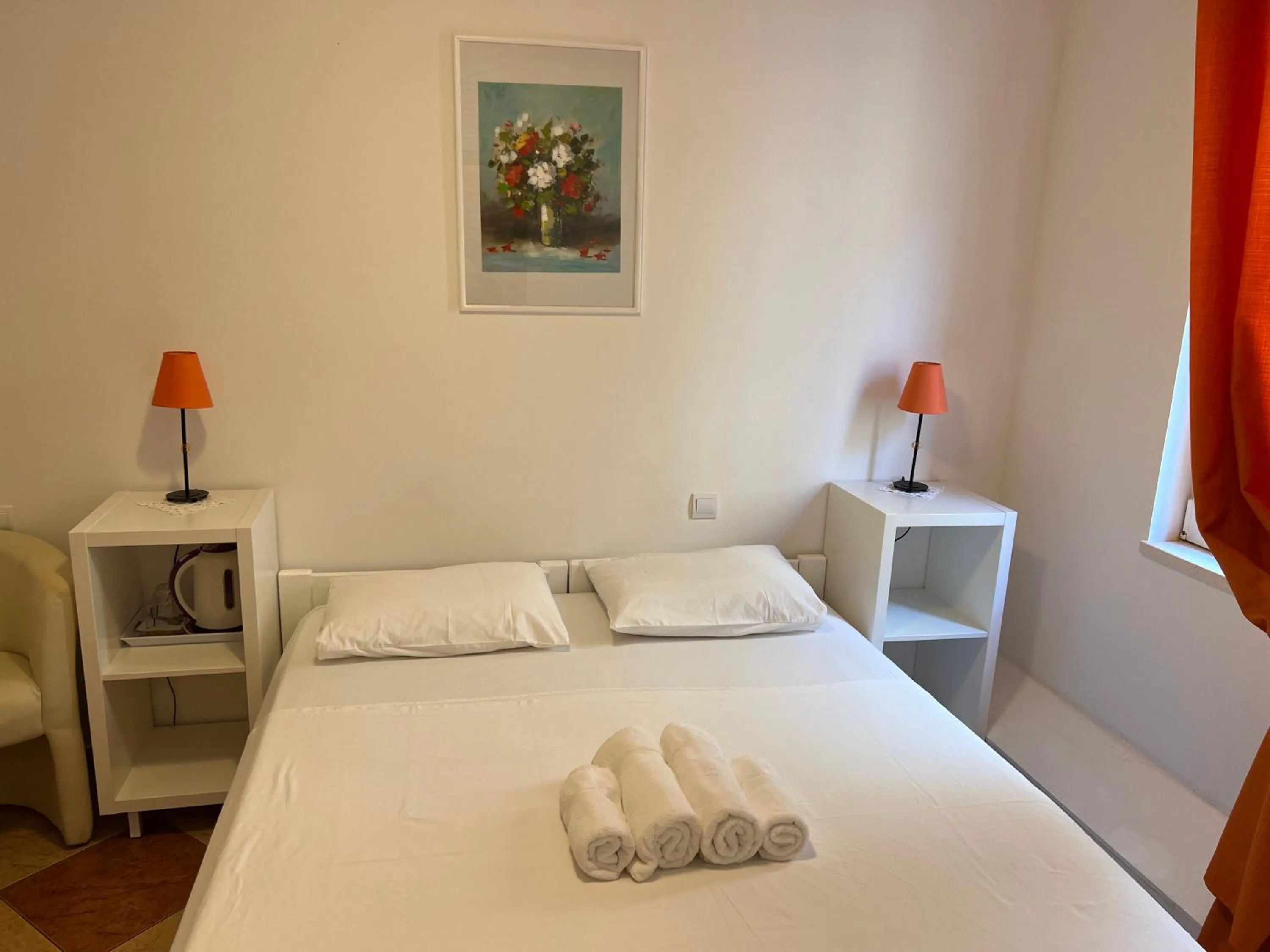 Bed in Apartments and Rooms Katija & Egon