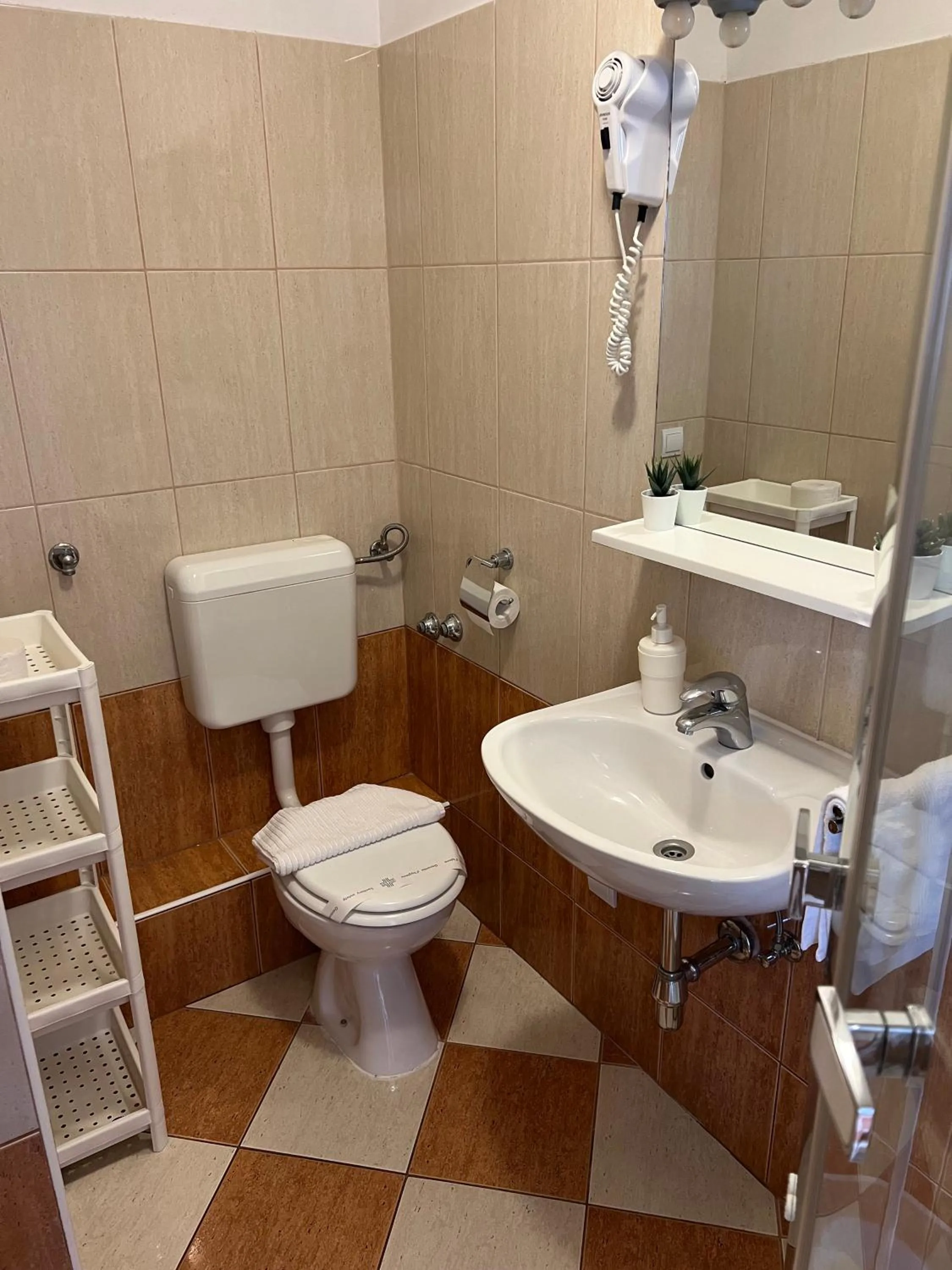 Shower in Apartments and Rooms Katija & Egon