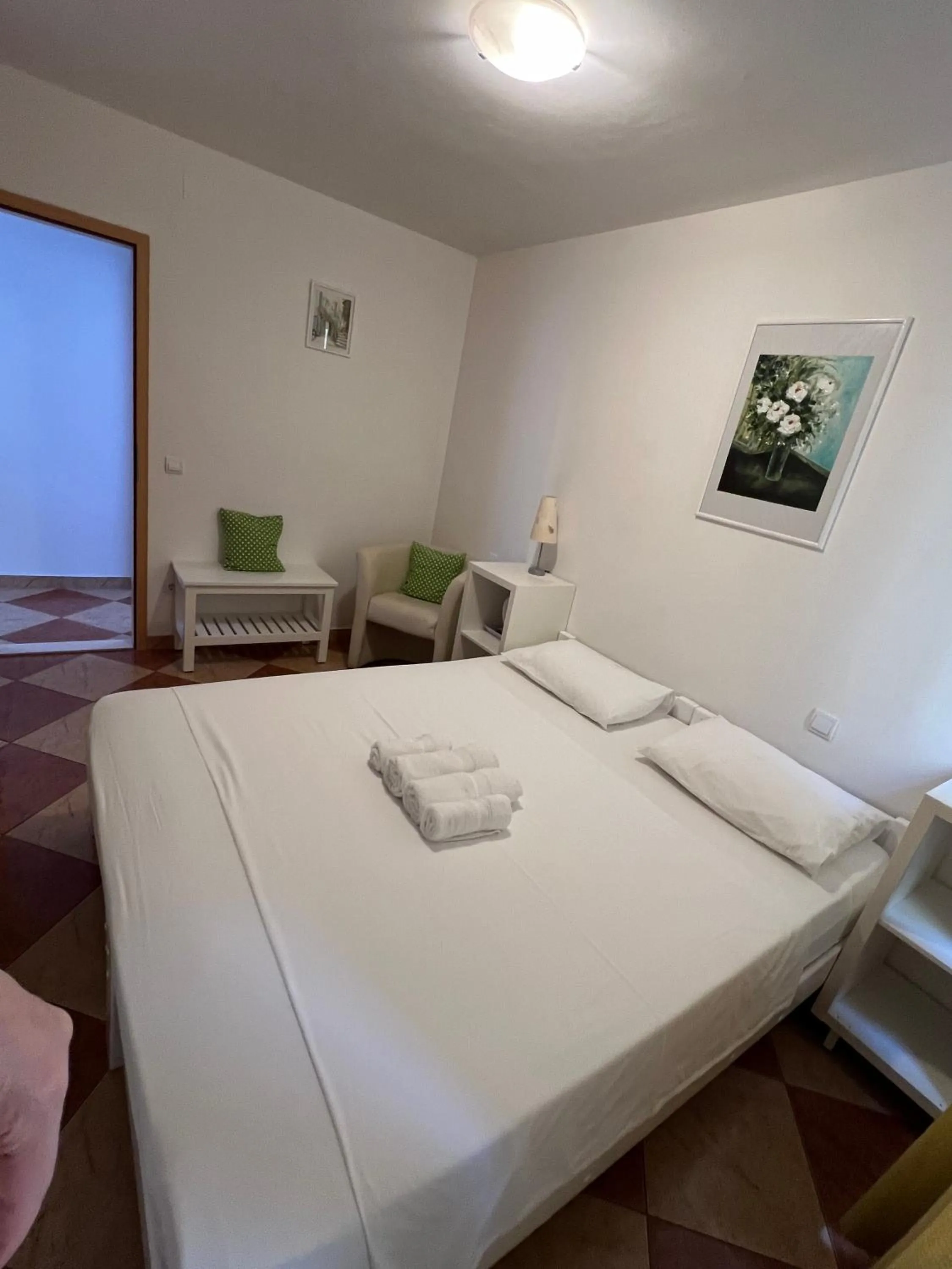 Bed in Apartments and Rooms Katija & Egon