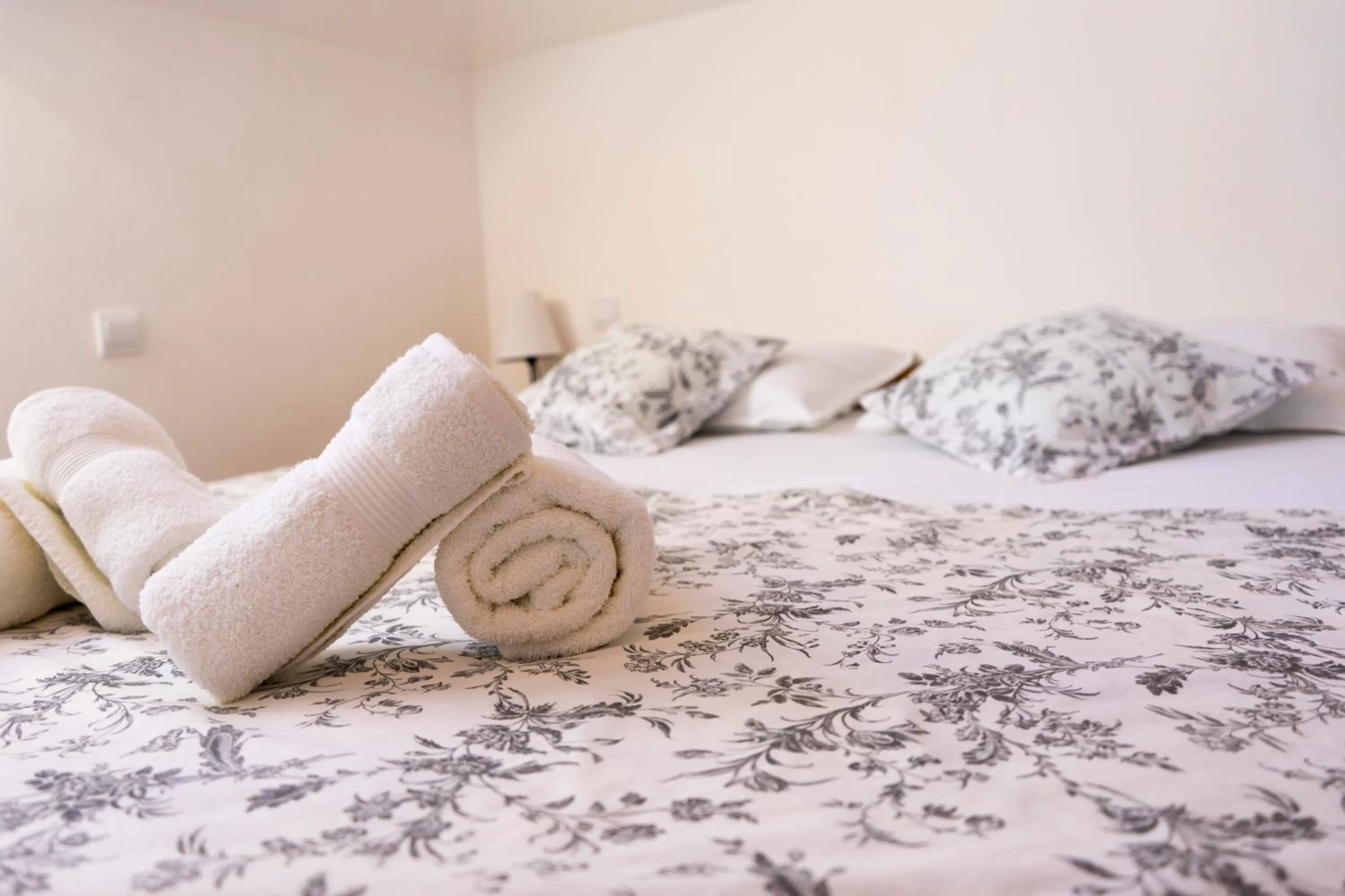 Bed in Apartments and Rooms Katija & Egon