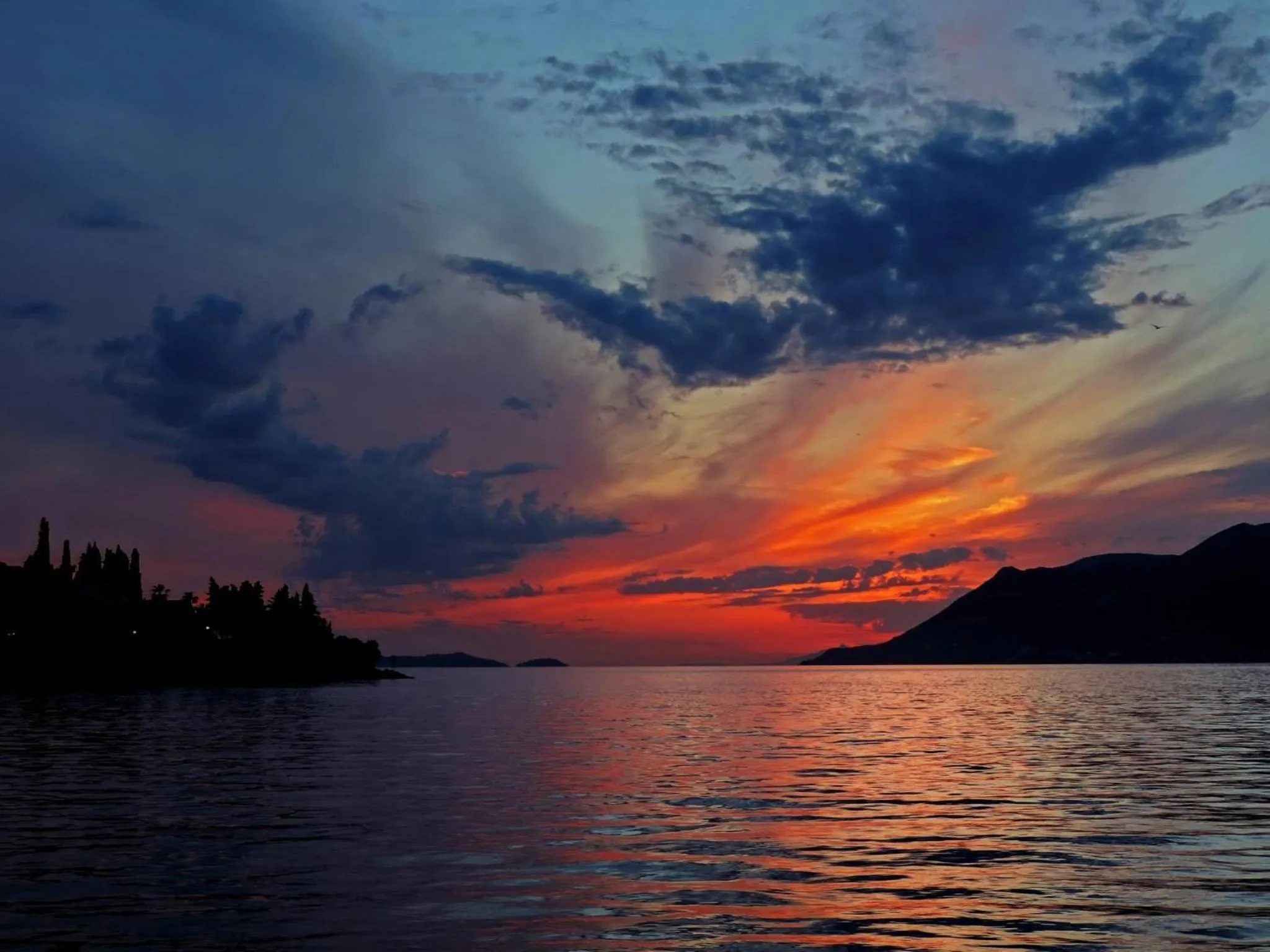 Sunset in Apartments and Rooms Katija & Egon